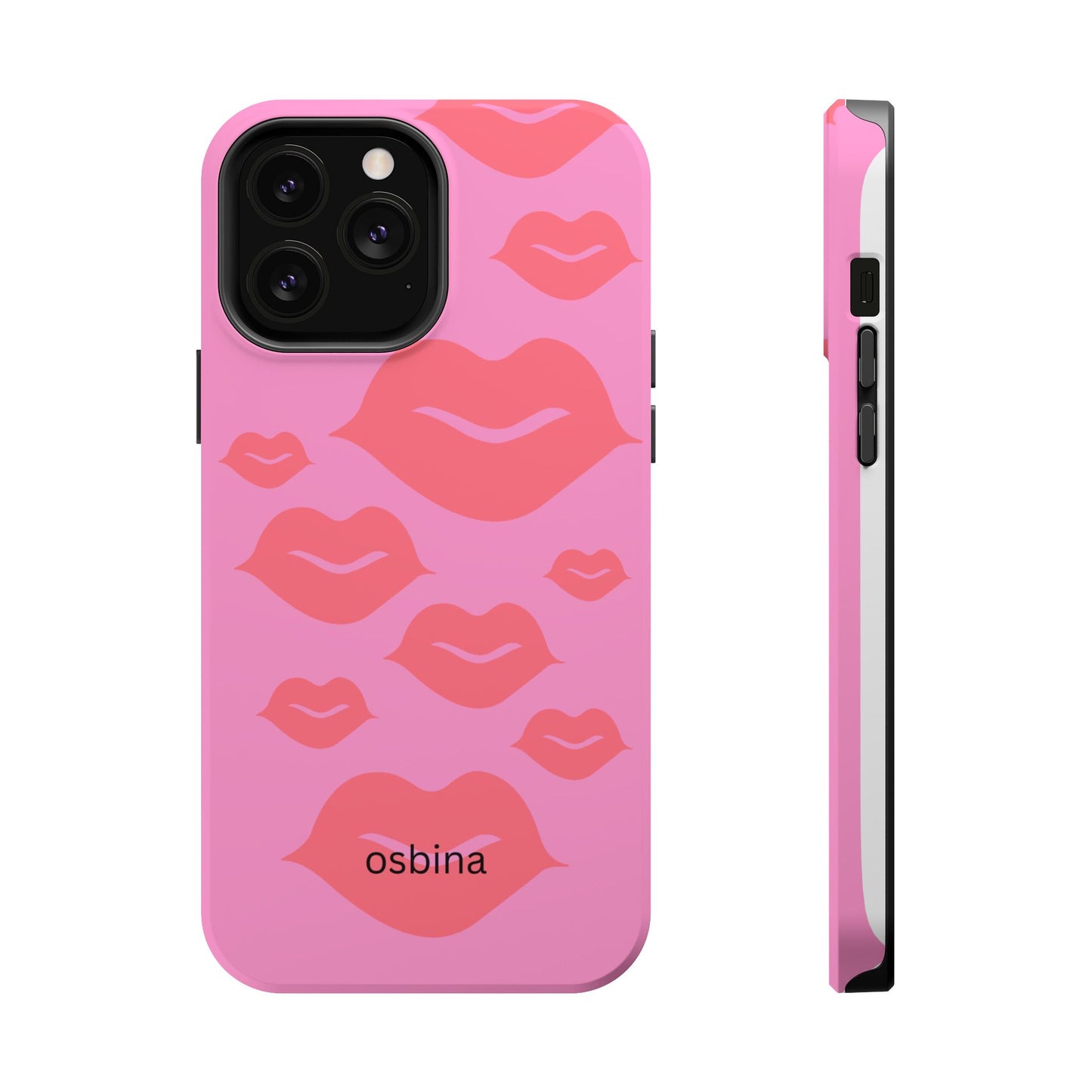 osbina | MagSafe compatible for iPhone | Besos Hot Lips Phone Case | Modern Muse Collection