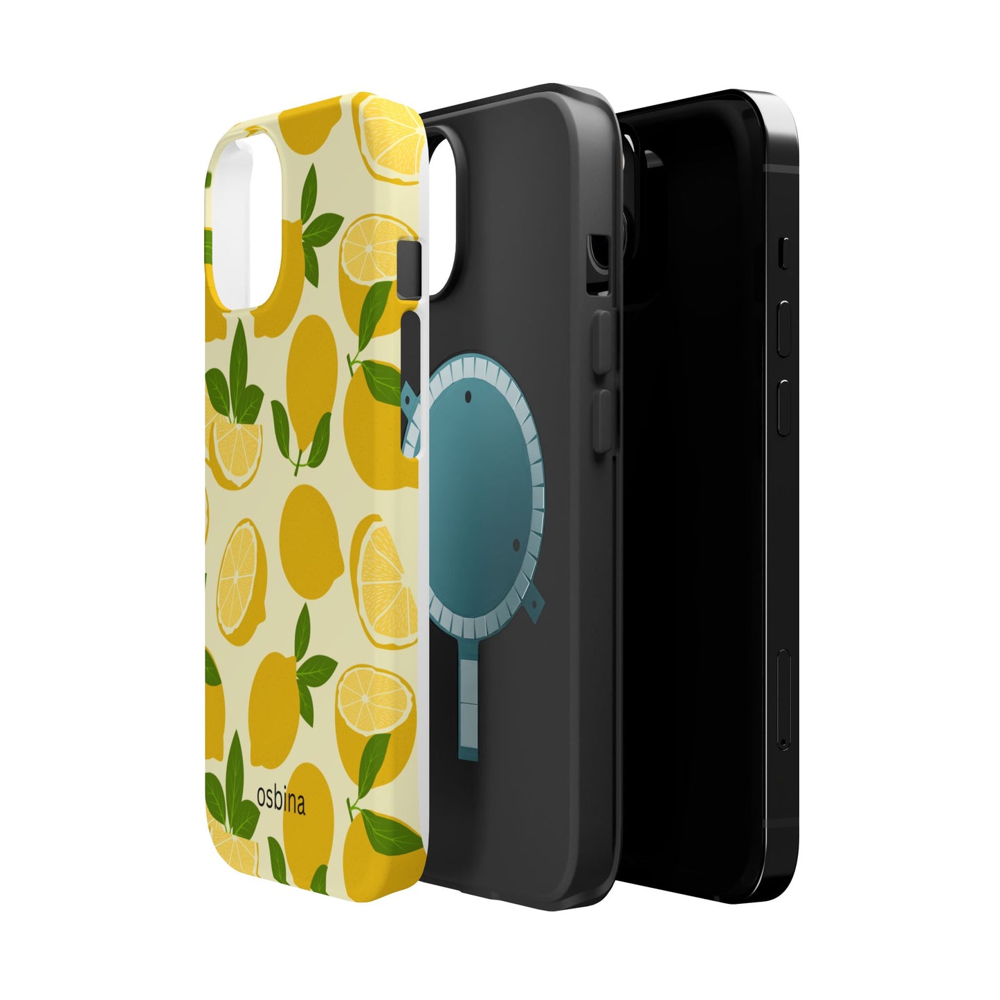 osbina | MagSafe compatible for iPhone | Limoncello Lemon Phone Case | Modern Muse Collection