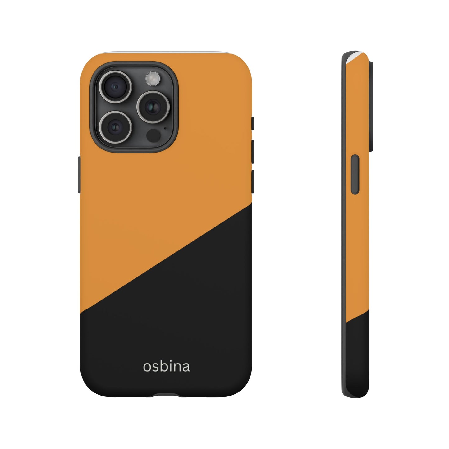 osbina | Bold Moves Only — The Orange + Black Split Diagonal Case | The Season Collective