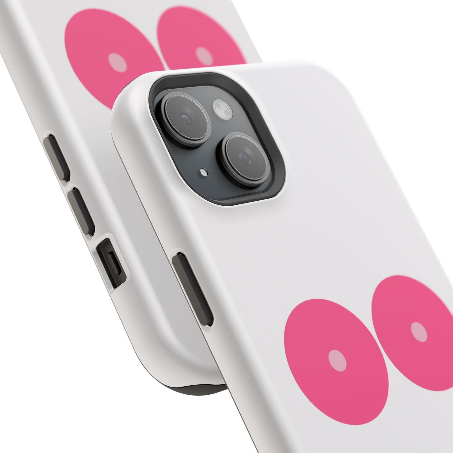 osbina | MagSafe compatible for iPhone | Limited Edition The Check Your Tatas Case in Light Pink + Soft Pink + Hot Pink | The Pink October Collection | Inspired By