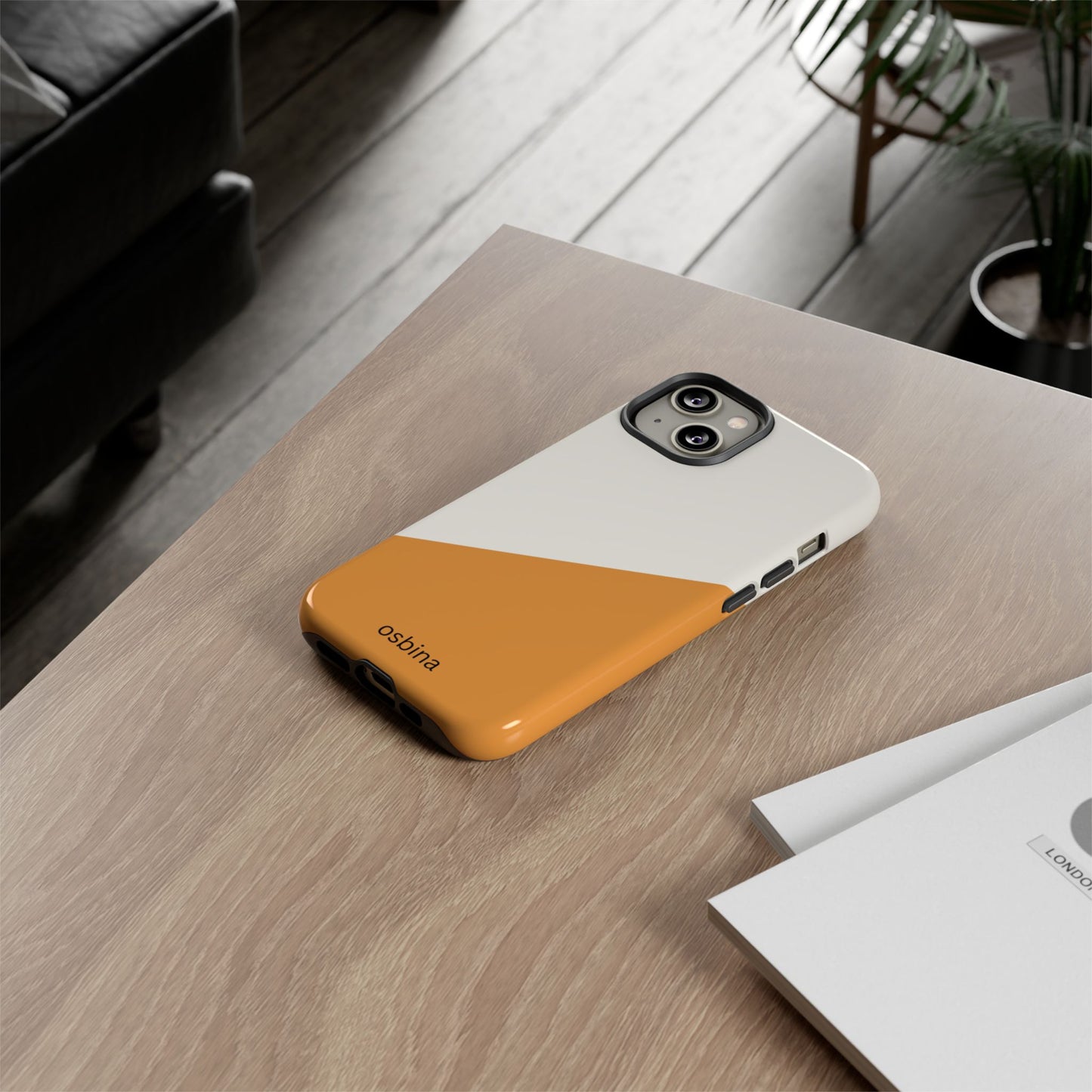 osbina | Divide & Conquer — The Orange + White Split Diagonal Case | The Season Collective