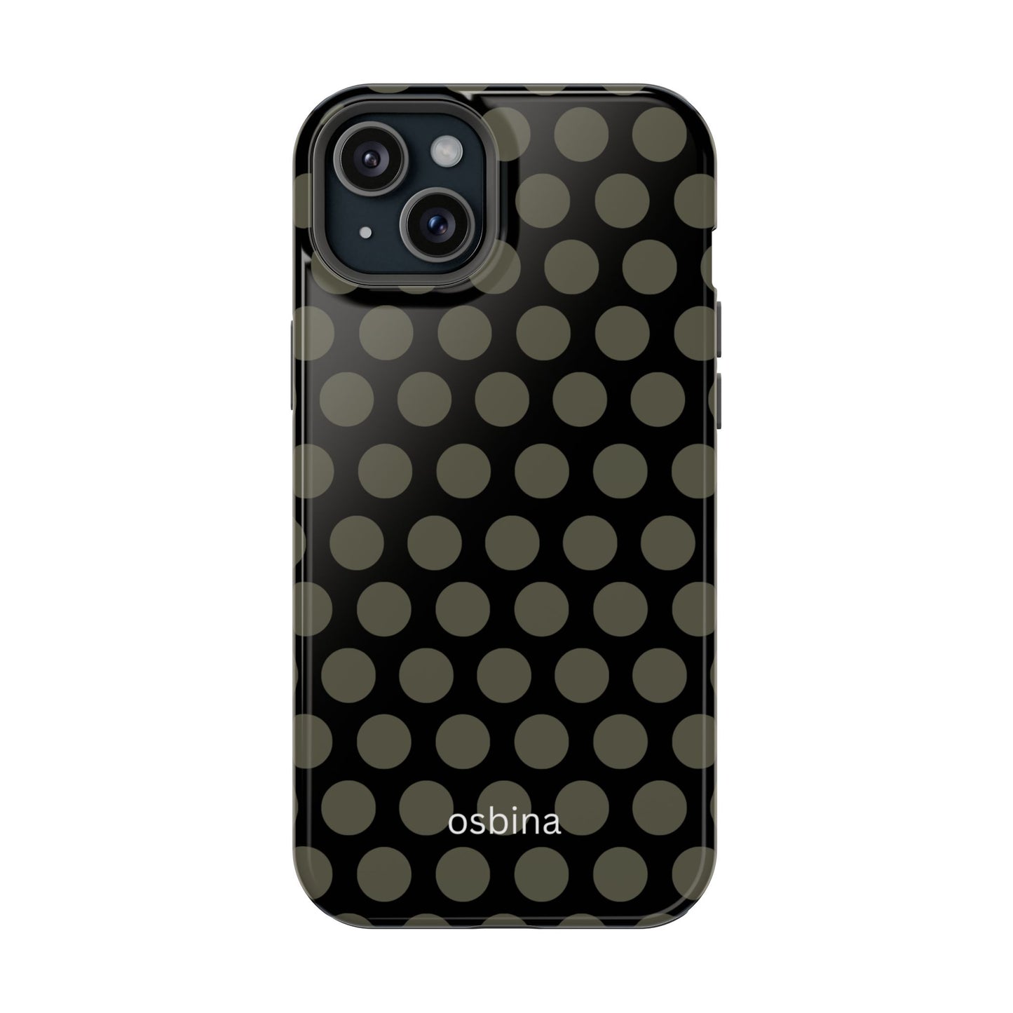 osbina | MagSafe compatible for iPhone | Onyx Chic Phone Case | Modern Muse Collection