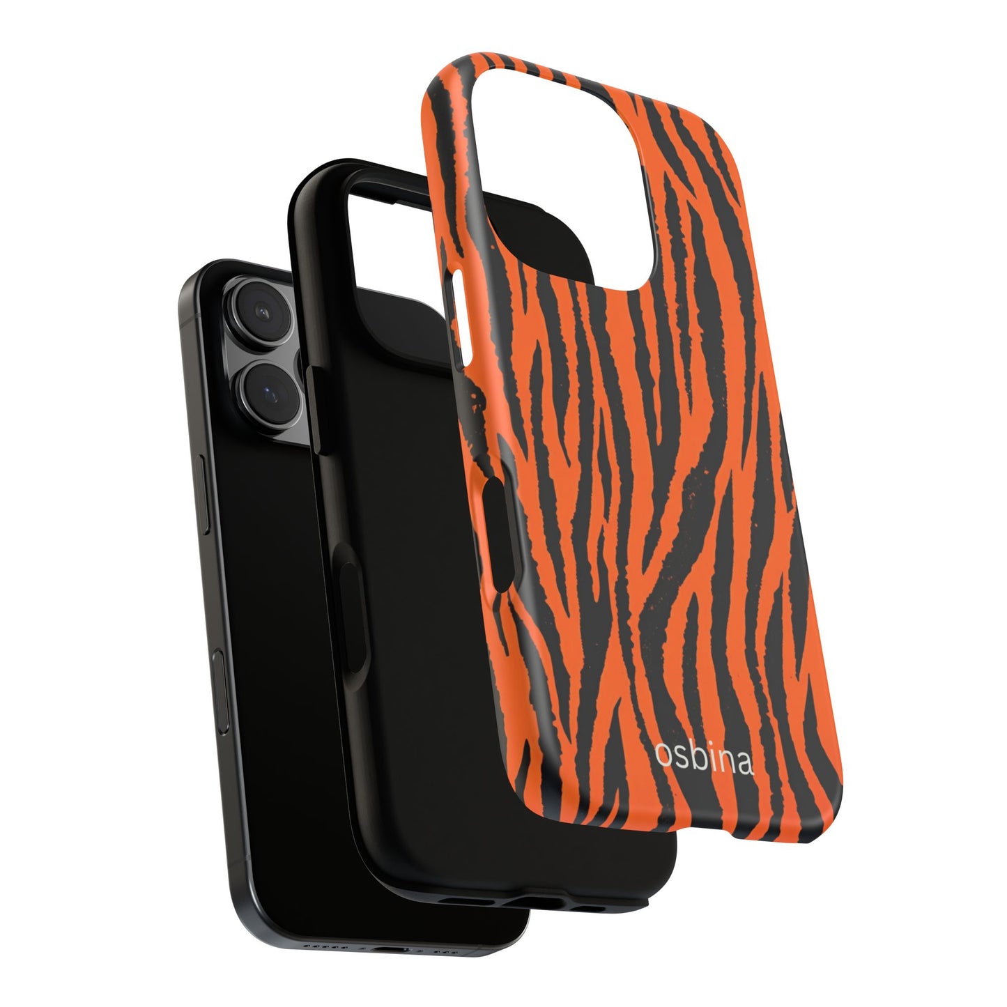 osbina | Tiger, But Make It Chic — The Bengal Stripe Case in Orange + Black | The Season Collective