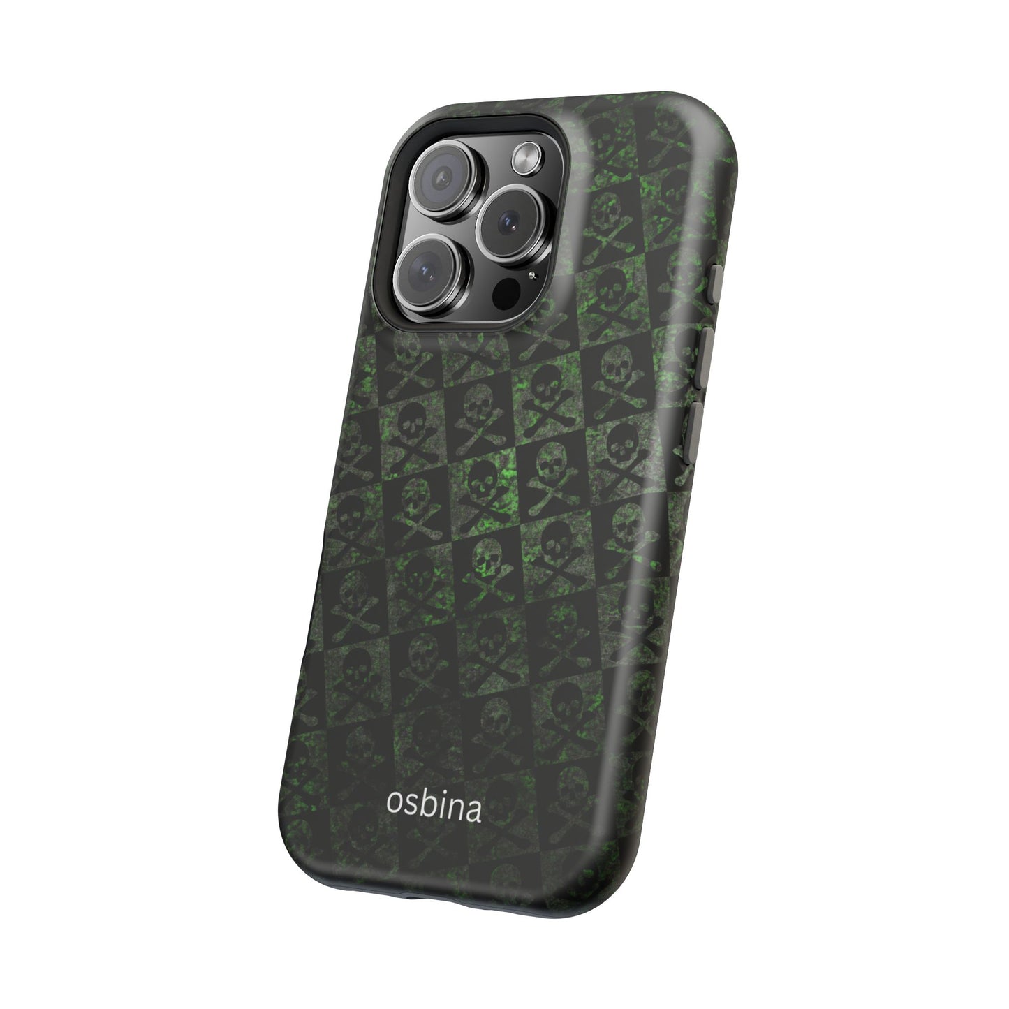 osbina | MagSafe compatible for iPhone | Skull & Crossbones Phone Case | Season Collective Collection