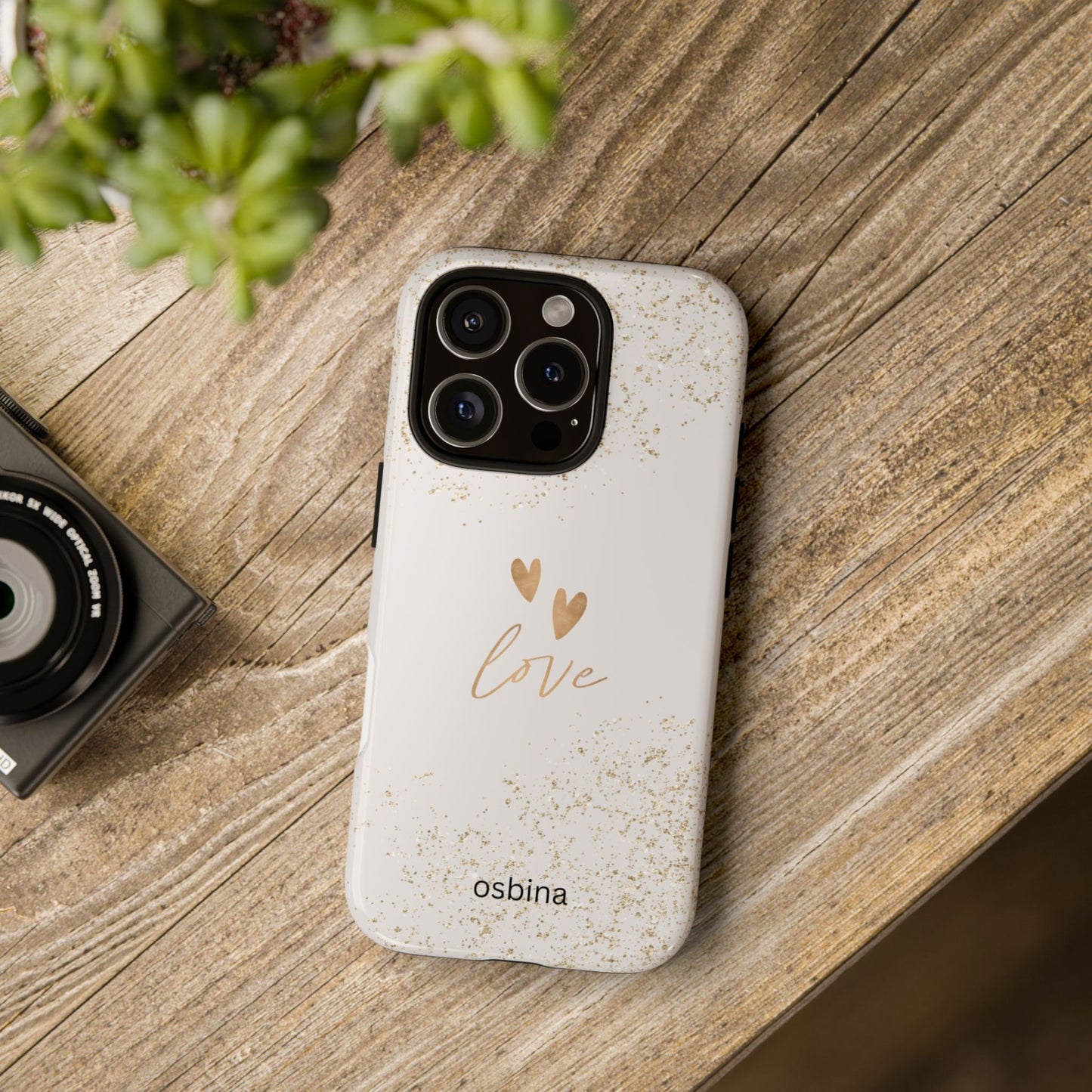 osbina | Golden Amour Phone Case | Modern Muse Collection