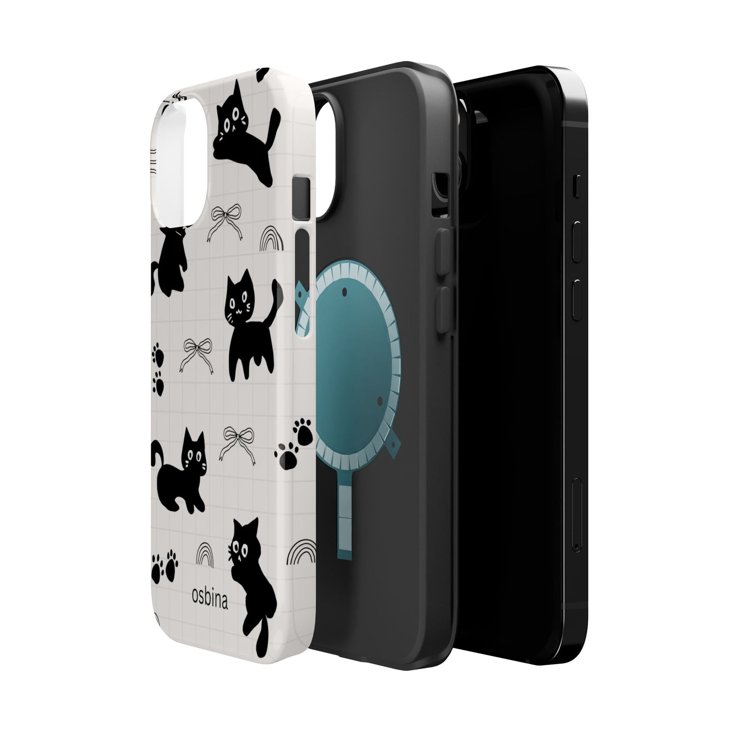 osbina | MagSafe compatible for iPhone | Meow Mode Cat Phone Case | The Season Collective