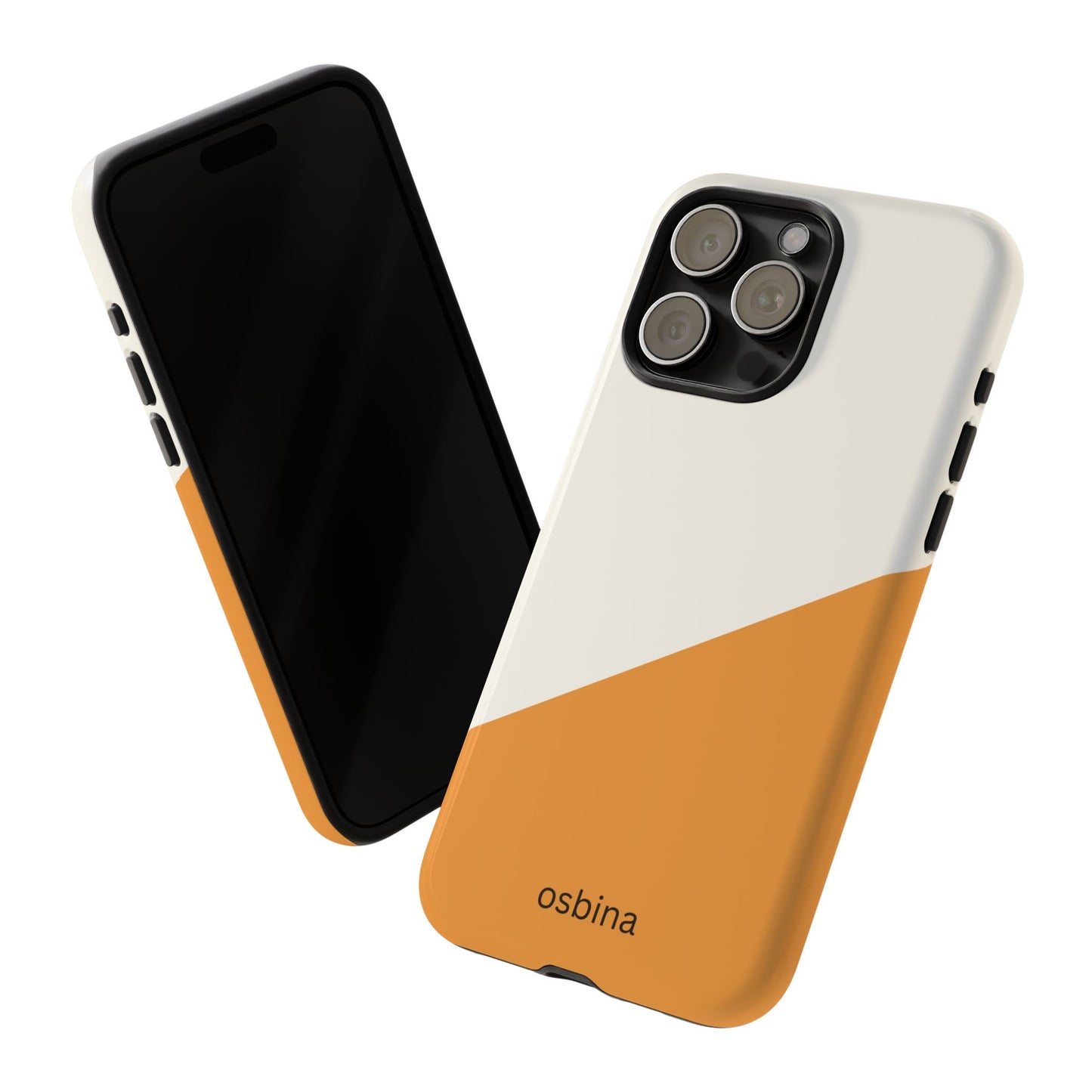 osbina | Divide & Conquer — The Orange + White Split Diagonal Case | The Season Collective