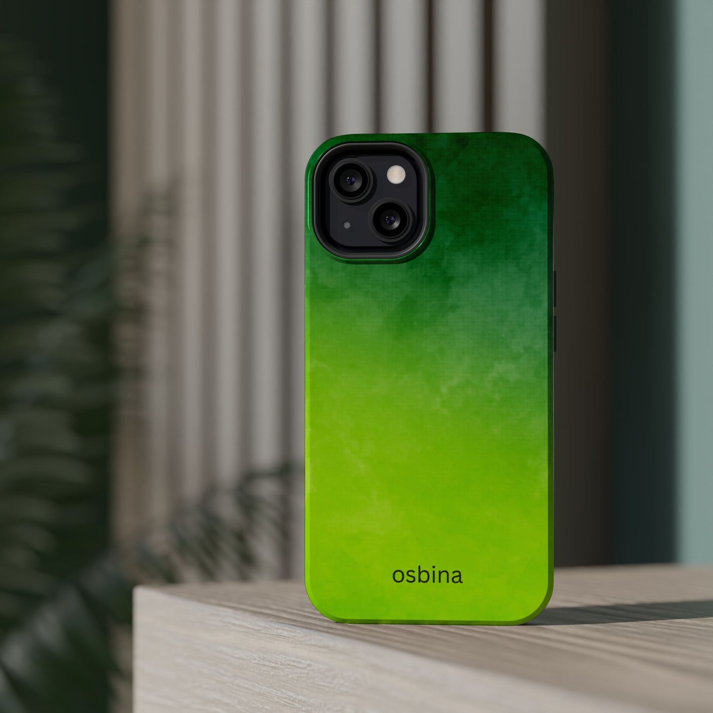 osbina | MagSafe compatible for iPhone | The Verde Glow Phone Case | Color Edit Collection