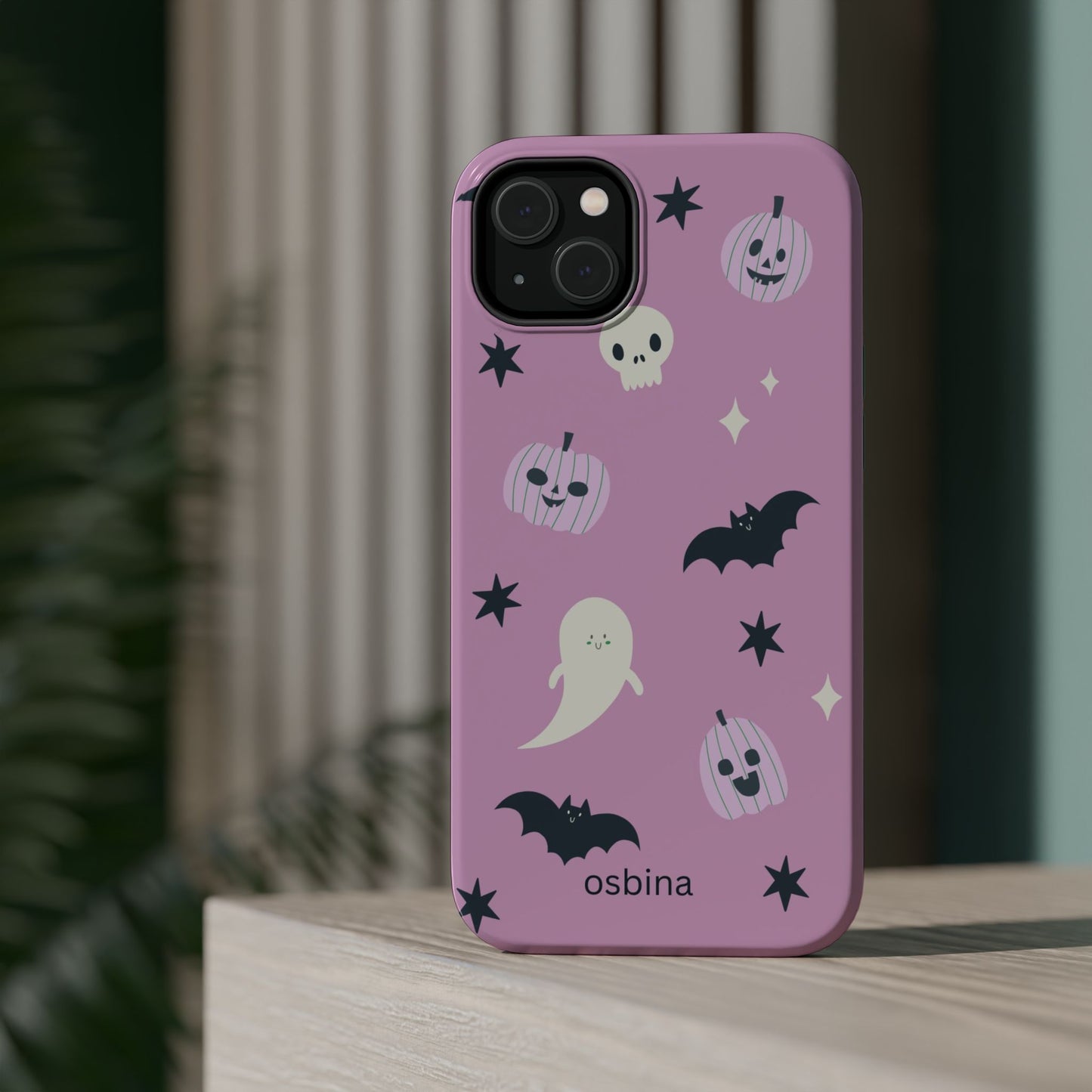 osbina | MagSafe compatible for iPhone | Blush Bewitched Limited Edition Spooky Chic Phone Case | Season Collective Collection