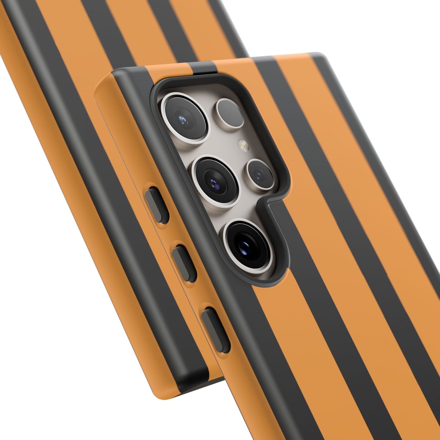 osbina | The Statement Stripe Case in Black + Orange | The Season Collective