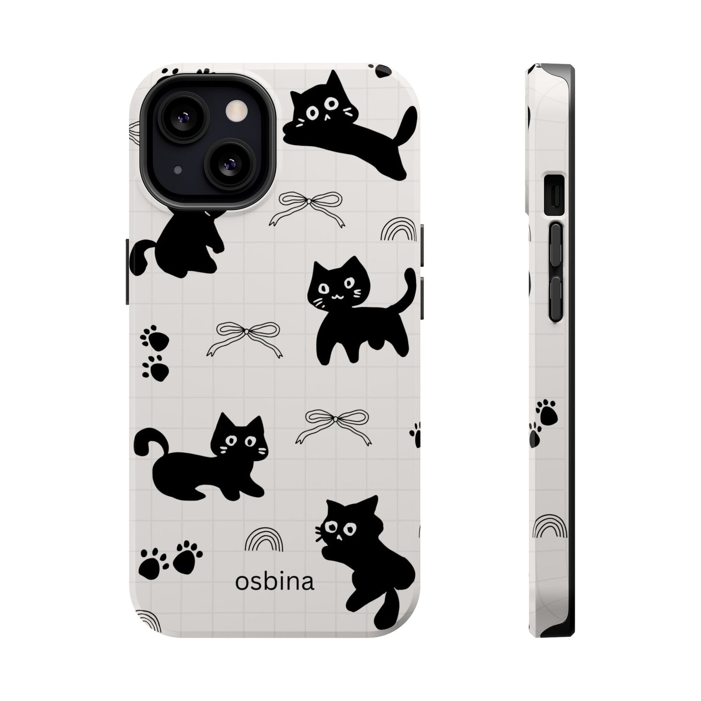osbina | MagSafe compatible for iPhone | Meow Mode Cat Phone Case | The Season Collective