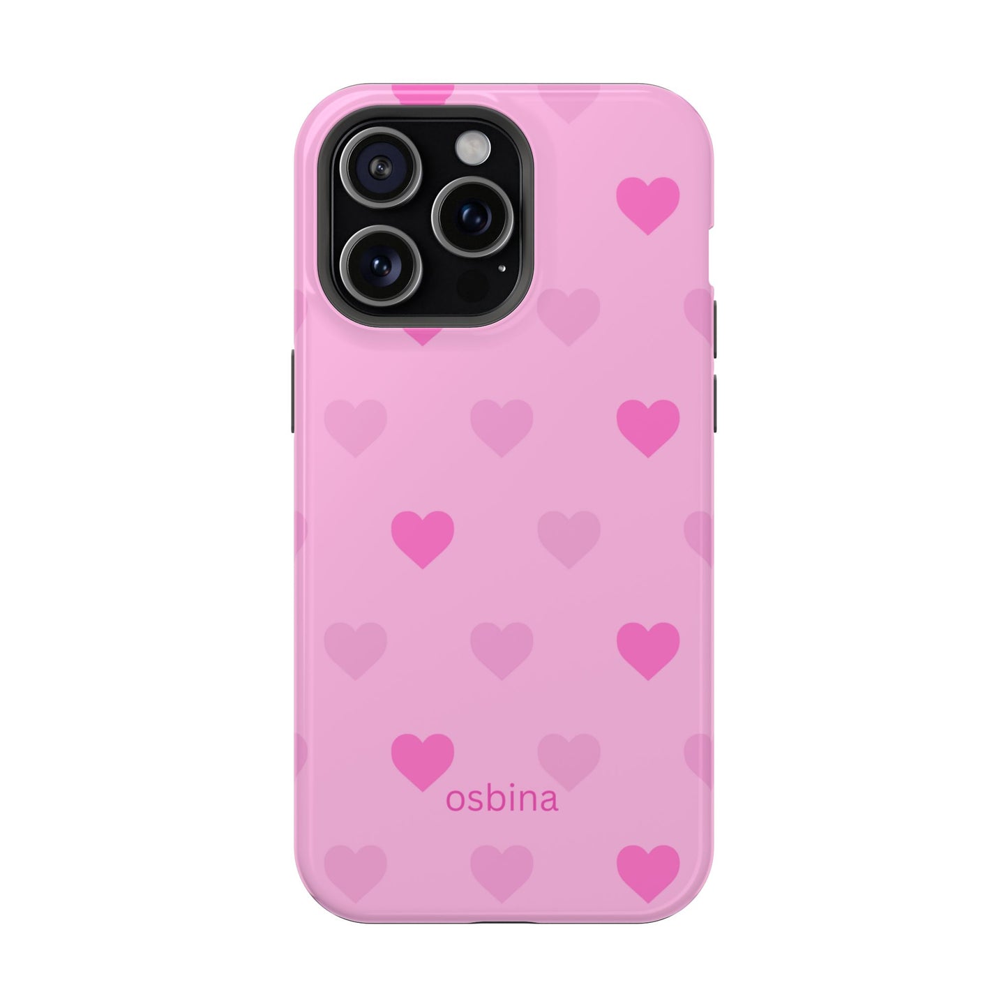 osbina | MagSafe compatible for iPhone | The Blushing Hearts Case | YAYOU Collection Supporting Shine Like Sable