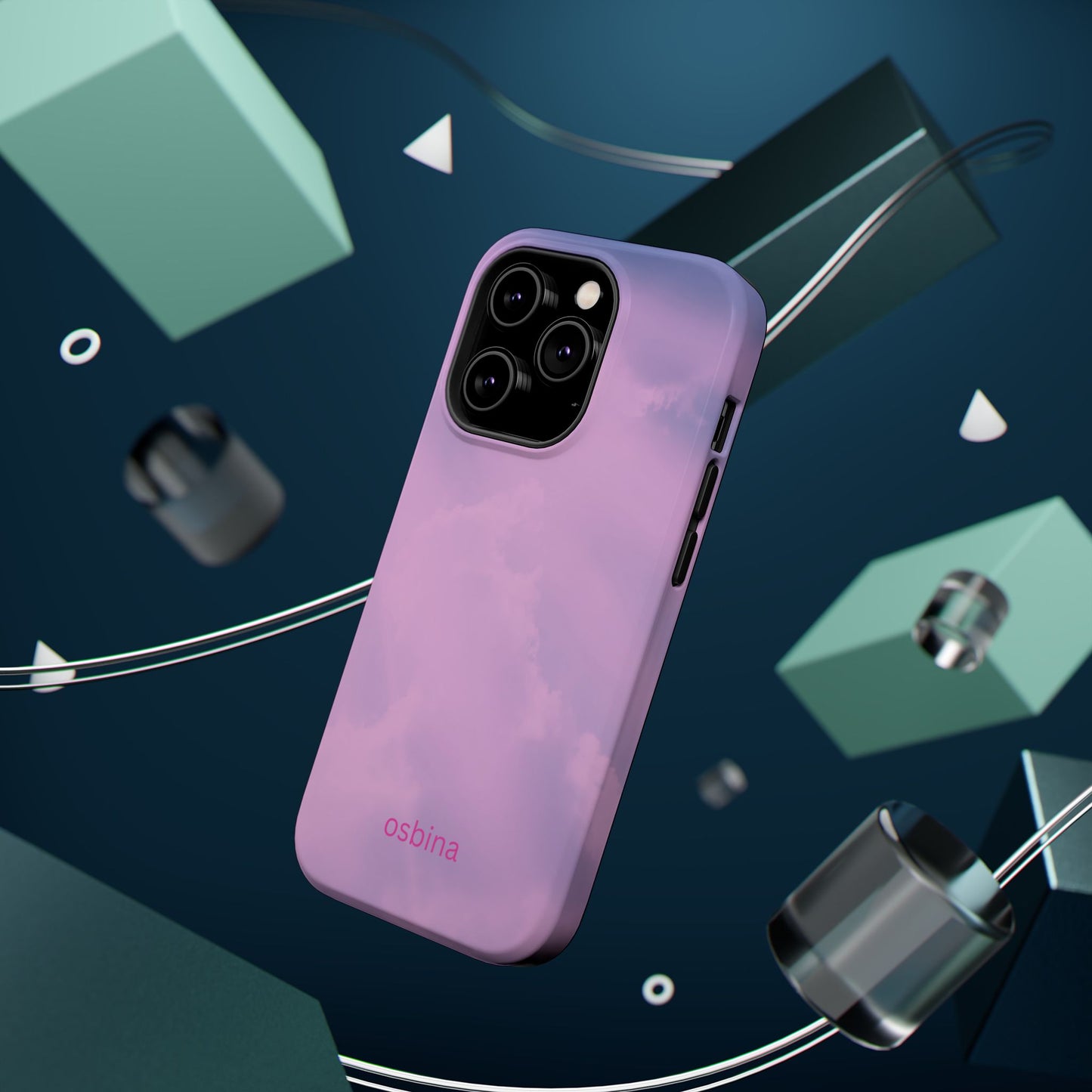 osbina | MagSafe compatible for iPhone | The Rosy Skies Case | YAYOU Collection Supporting Shine Like Sable