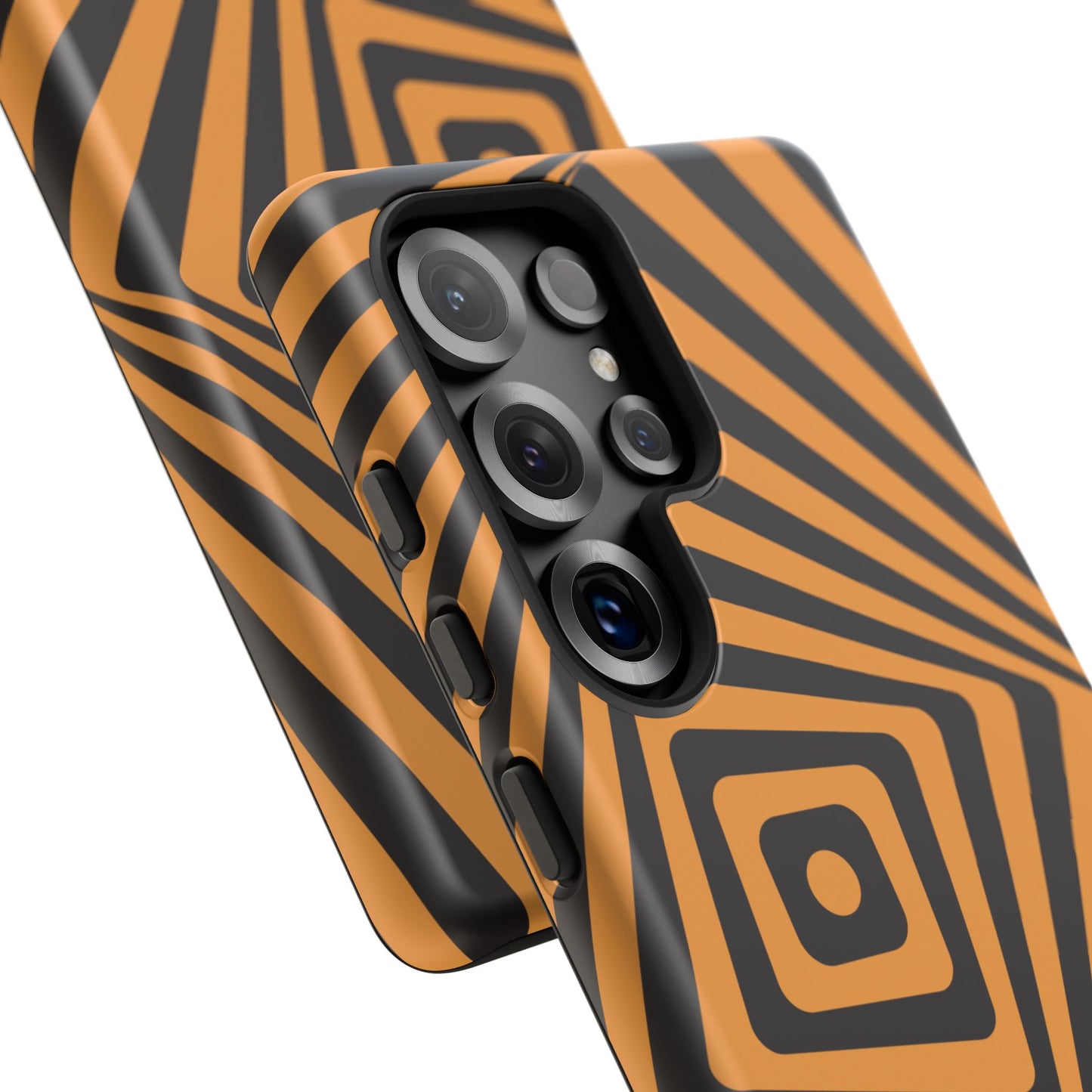 osbina | Step Into the Zone — The Orange + Black Spiral Case | The Season Collective