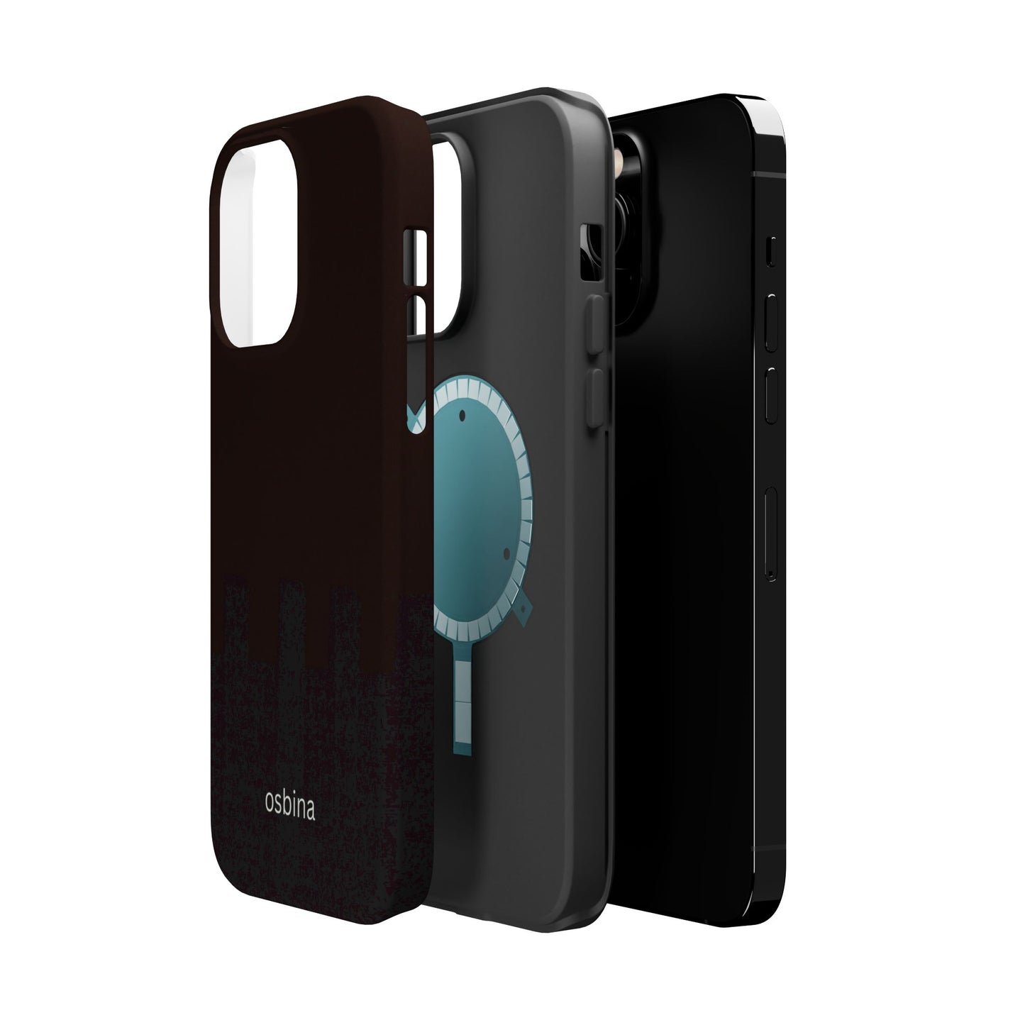 osbina | MagSafe compatible for iPhone | The Onyx Phone Case | Modern Man Collection