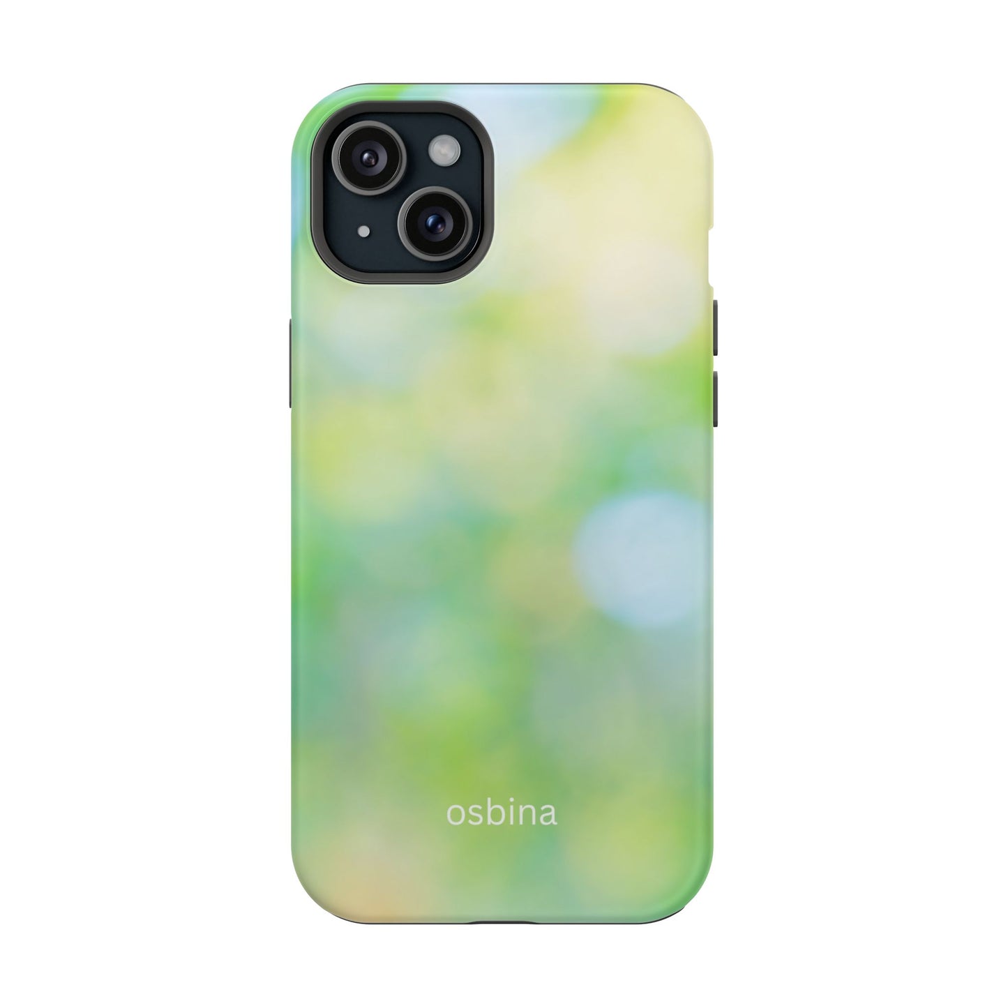 osbina | MagSafe compatible for iPhone | The Veridian Orbs Phone Case | Color Edit Collection