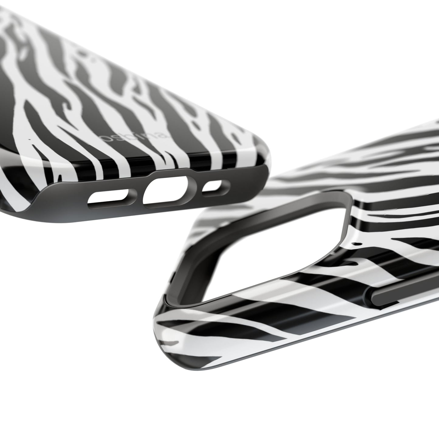 osbina | MagSafe Compatible for iPhone | The Bengal Bold Stripe Case in White + Black | The Season Collective