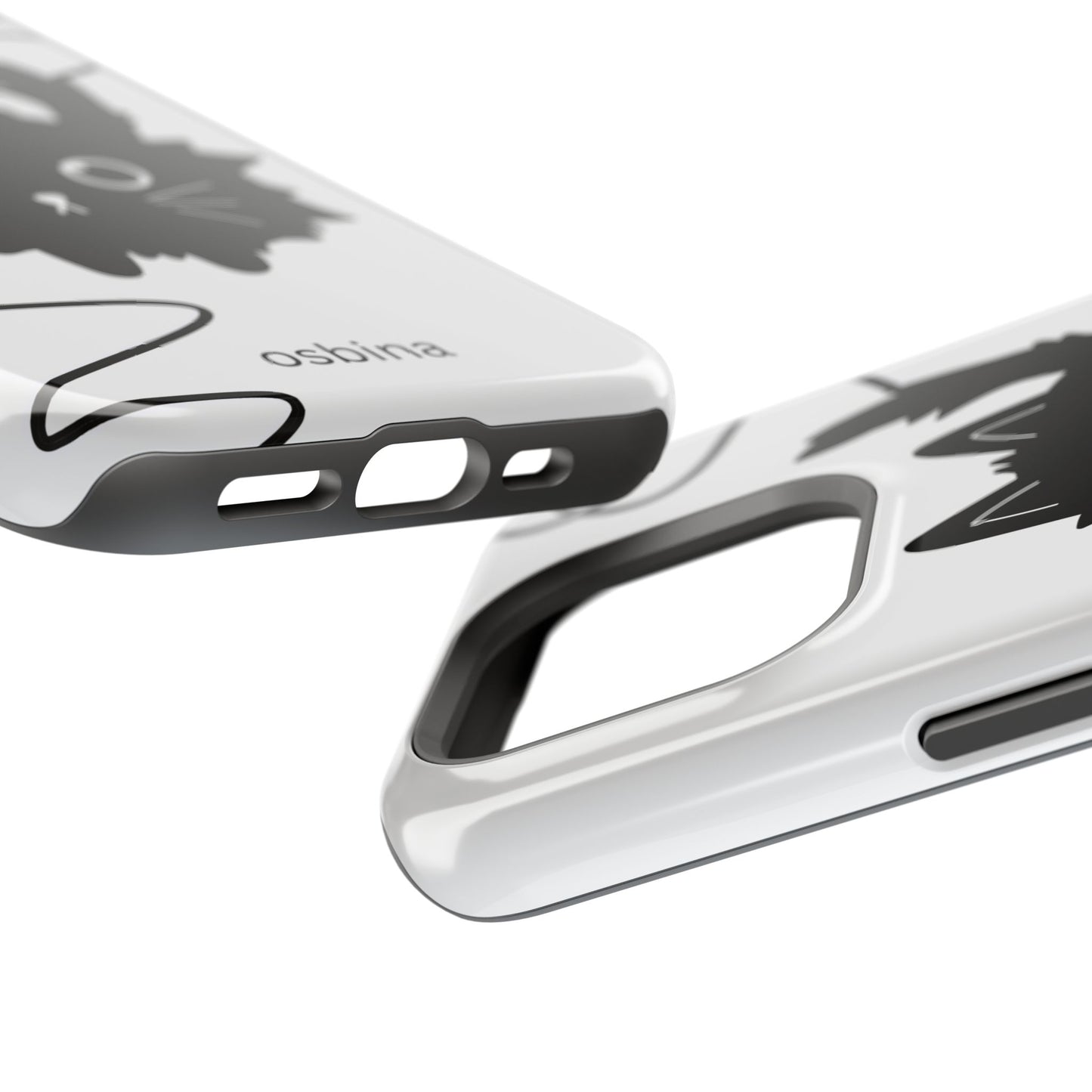 osbina | MagSafe compatible for iPhone | Midnight Couture Cat Phone Case | Season Collective Collection