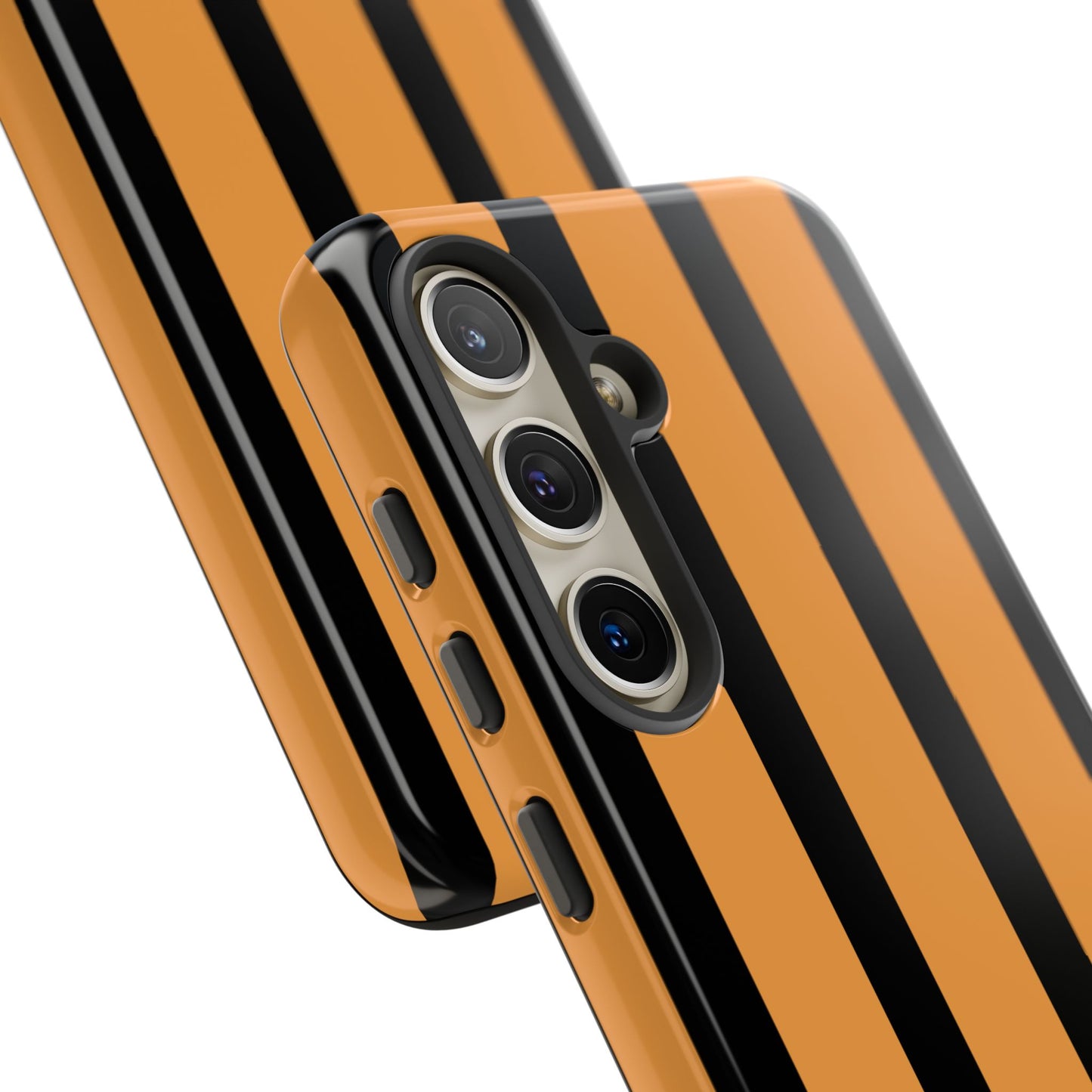 osbina | The Statement Stripe Case in Black + Orange | The Season Collective