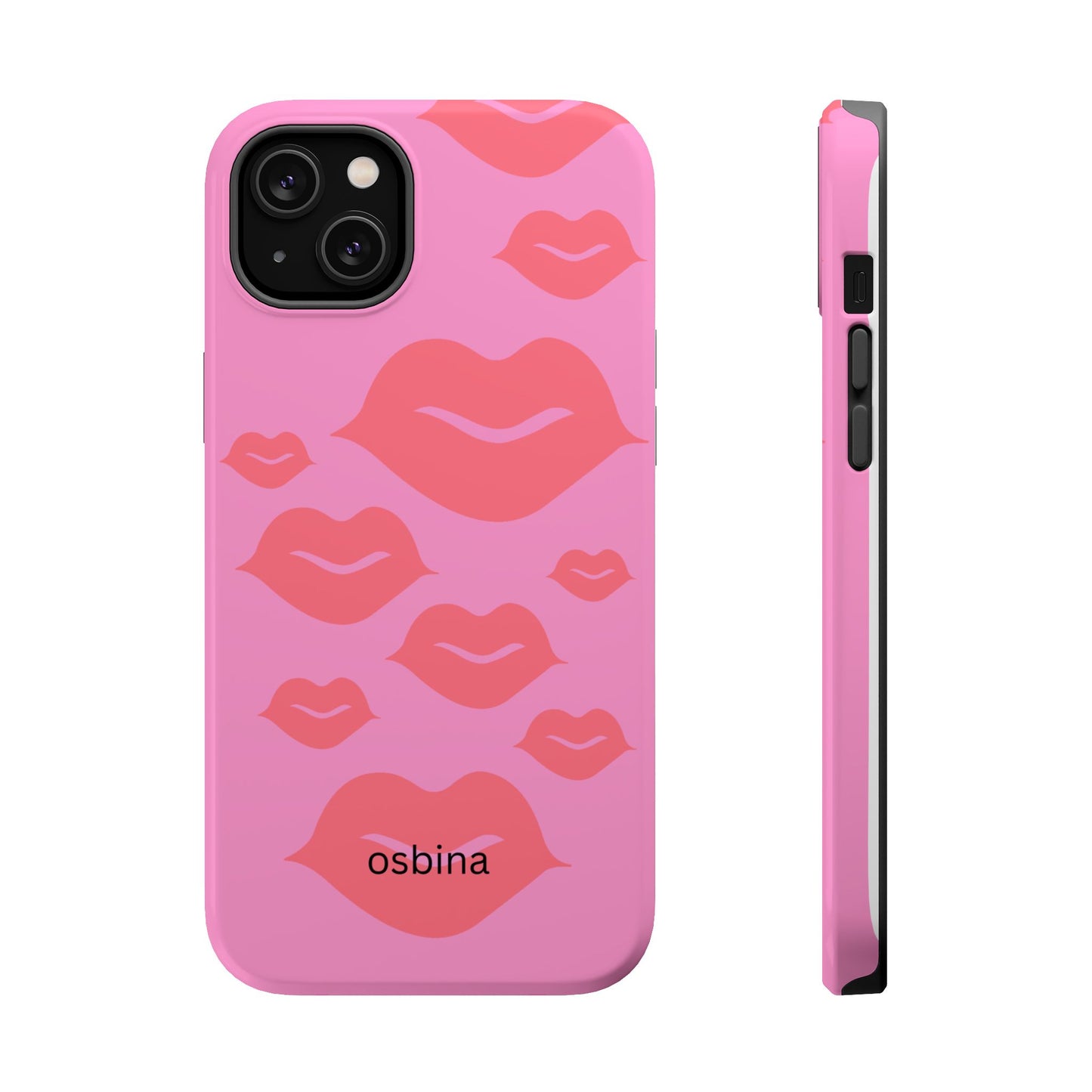 osbina | MagSafe compatible for iPhone | Besos Hot Lips Phone Case | Modern Muse Collection