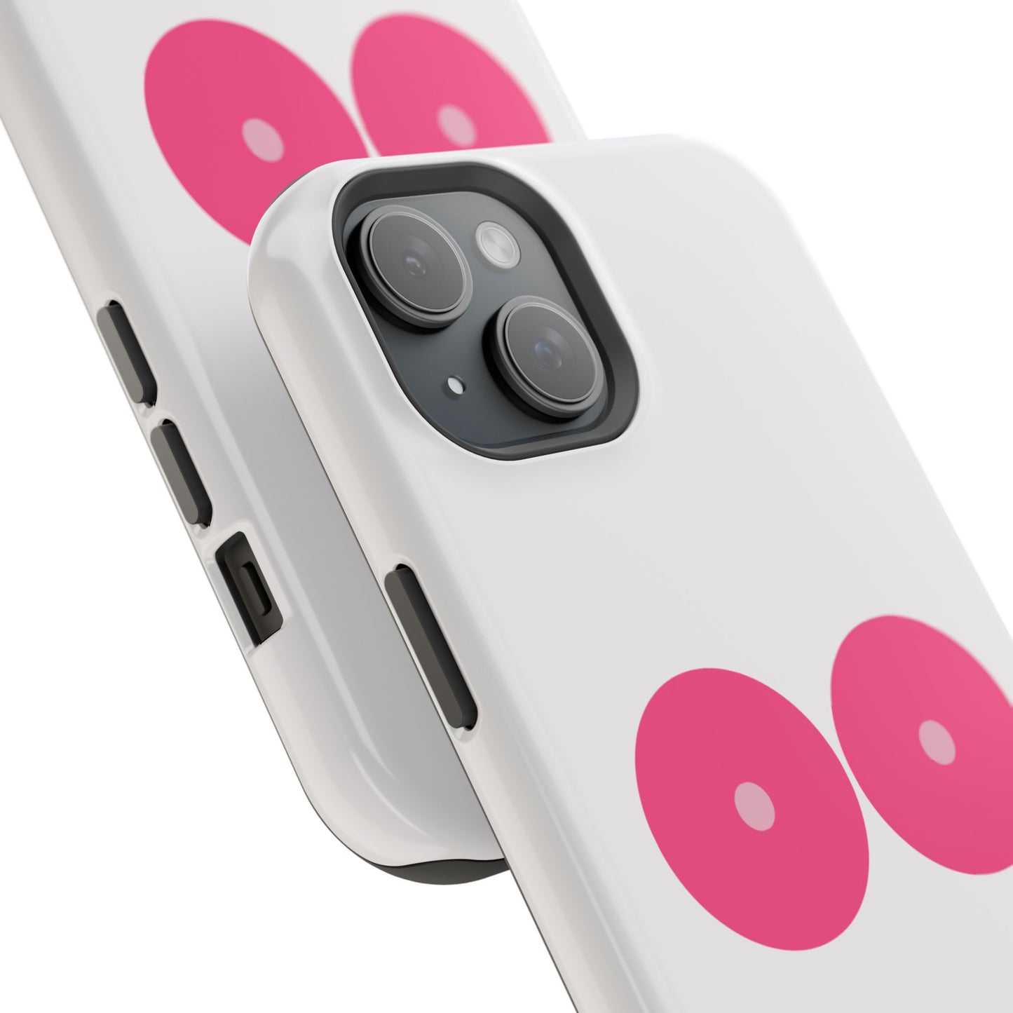 osbina | MagSafe compatible for iPhone | Limited Edition The Check Your Tatas Case in Light Pink + Soft Pink + Hot Pink | The Pink October Collection | Inspired By