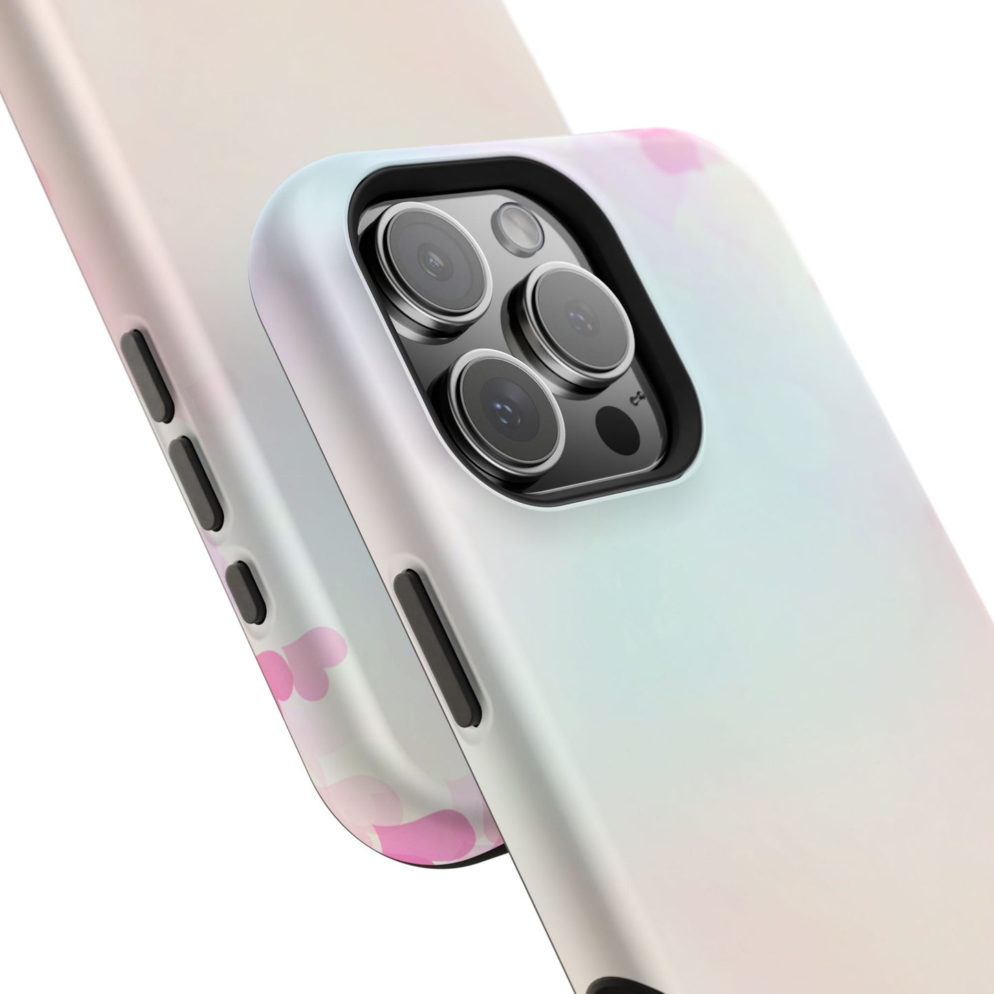osbina | MagSafe compatible for iPhone | The Cotton Candy Hearts Case | YAYOU Collection Supporting Shine Like Sable