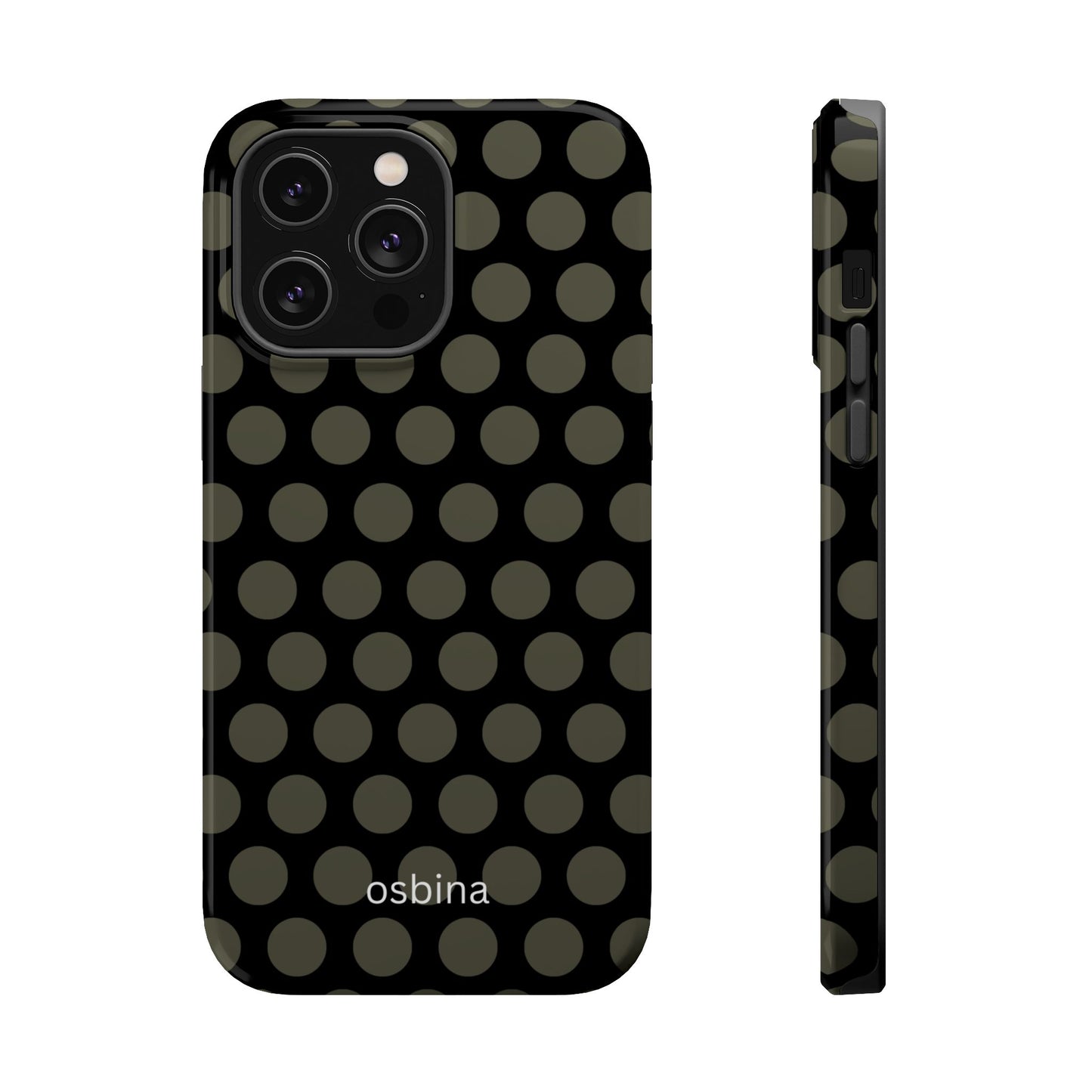 osbina | MagSafe compatible for iPhone | Onyx Chic Phone Case | Modern Muse Collection