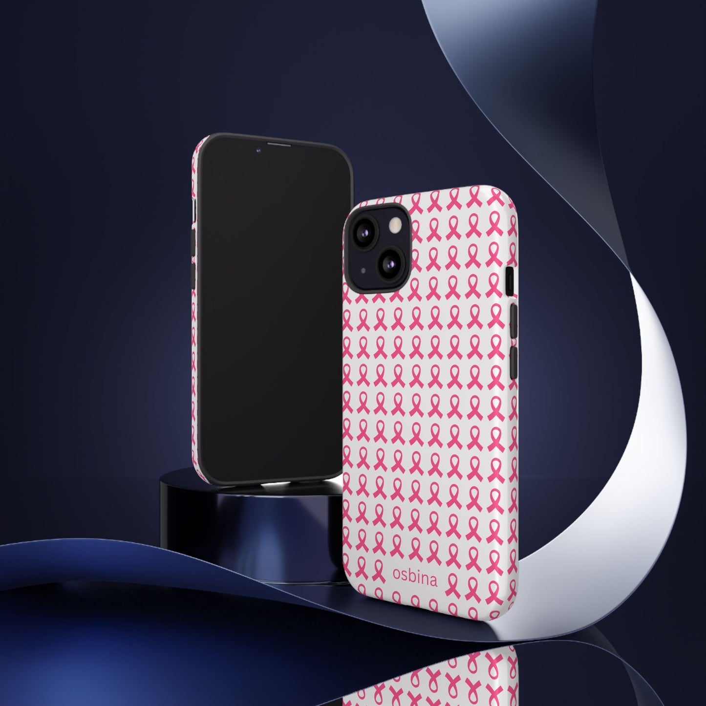 osbina | Limited Edition The Side by Side Pink Ribbon Case in Light Pink + Soft Pink + Hot Pink | The Pink October Collection | Inspired By