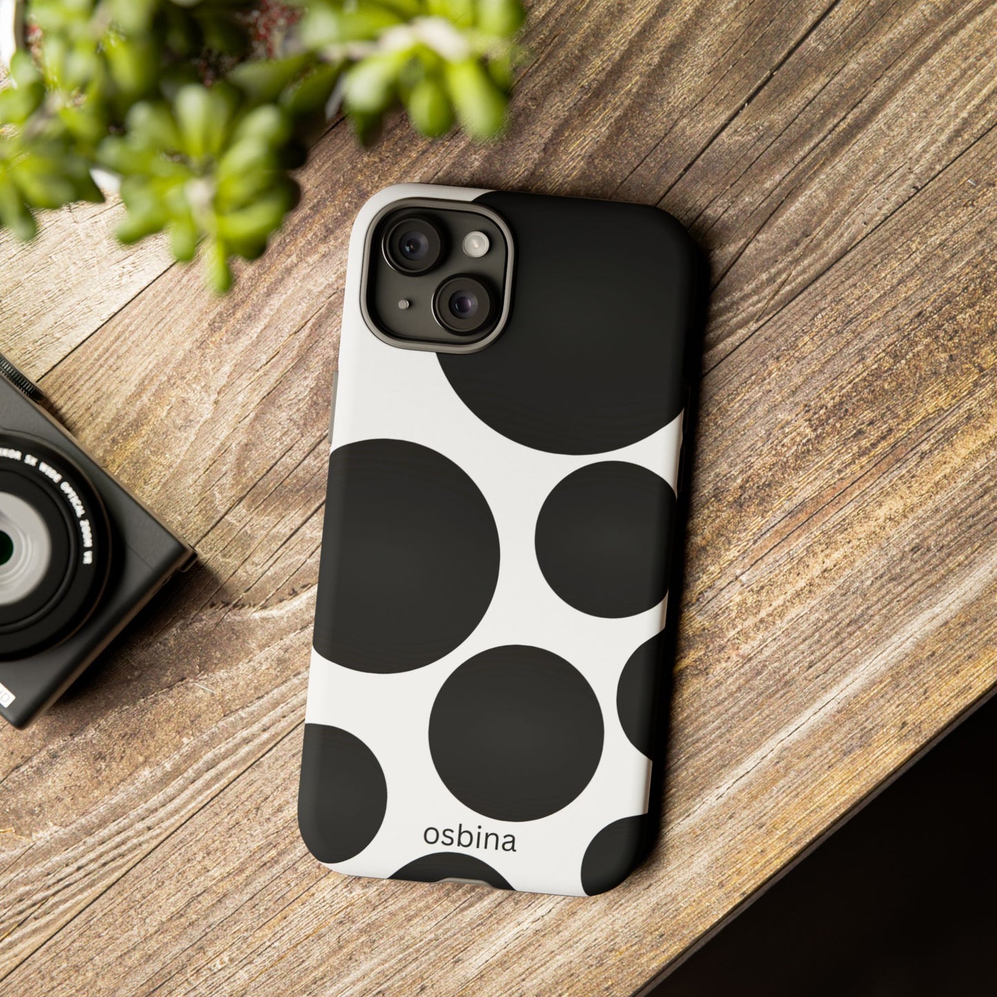 osbina | The Noir Bubbles Phone Case | Modern Muse Collection