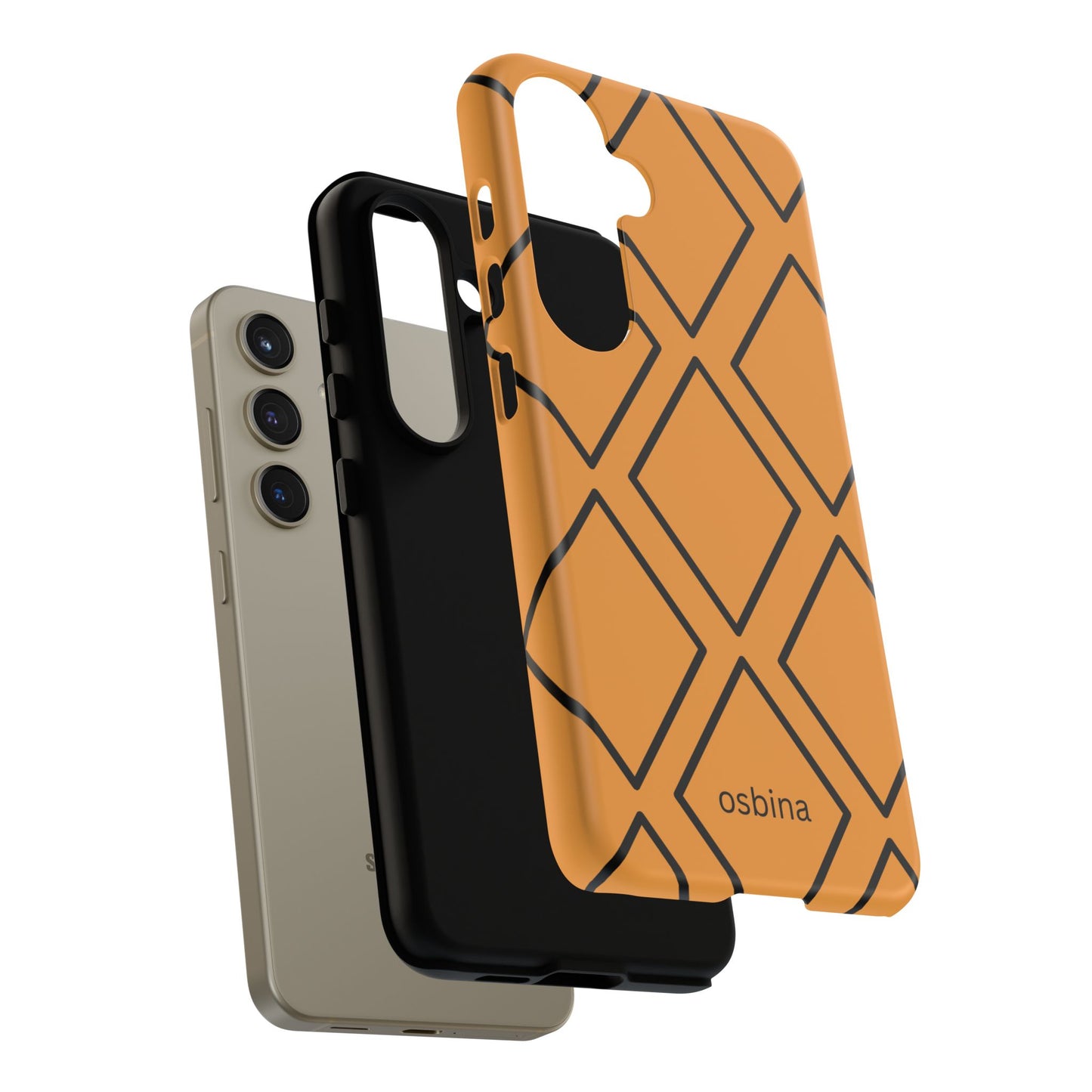 osbina | Diamonds Are Your Phone’s Best Friend — The Orange + Black Diamond Case | The Season Collective
