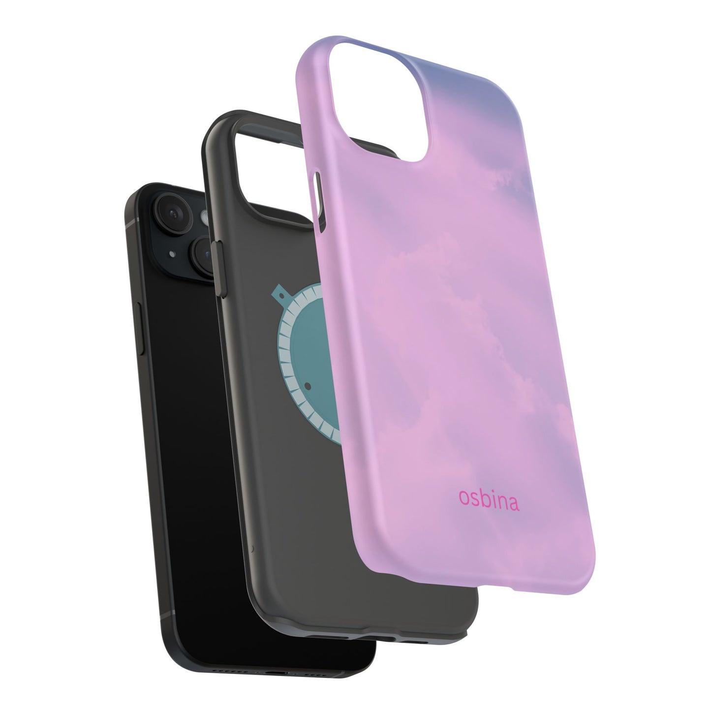osbina | MagSafe compatible for iPhone | The Rosy Skies Case | YAYOU Collection Supporting Shine Like Sable