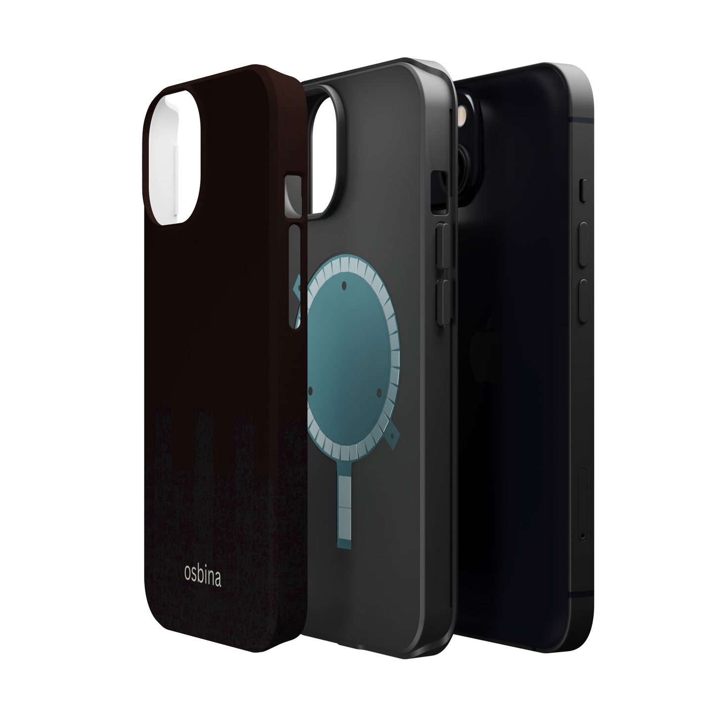 osbina | MagSafe compatible for iPhone | The Onyx Phone Case | Modern Man Collection