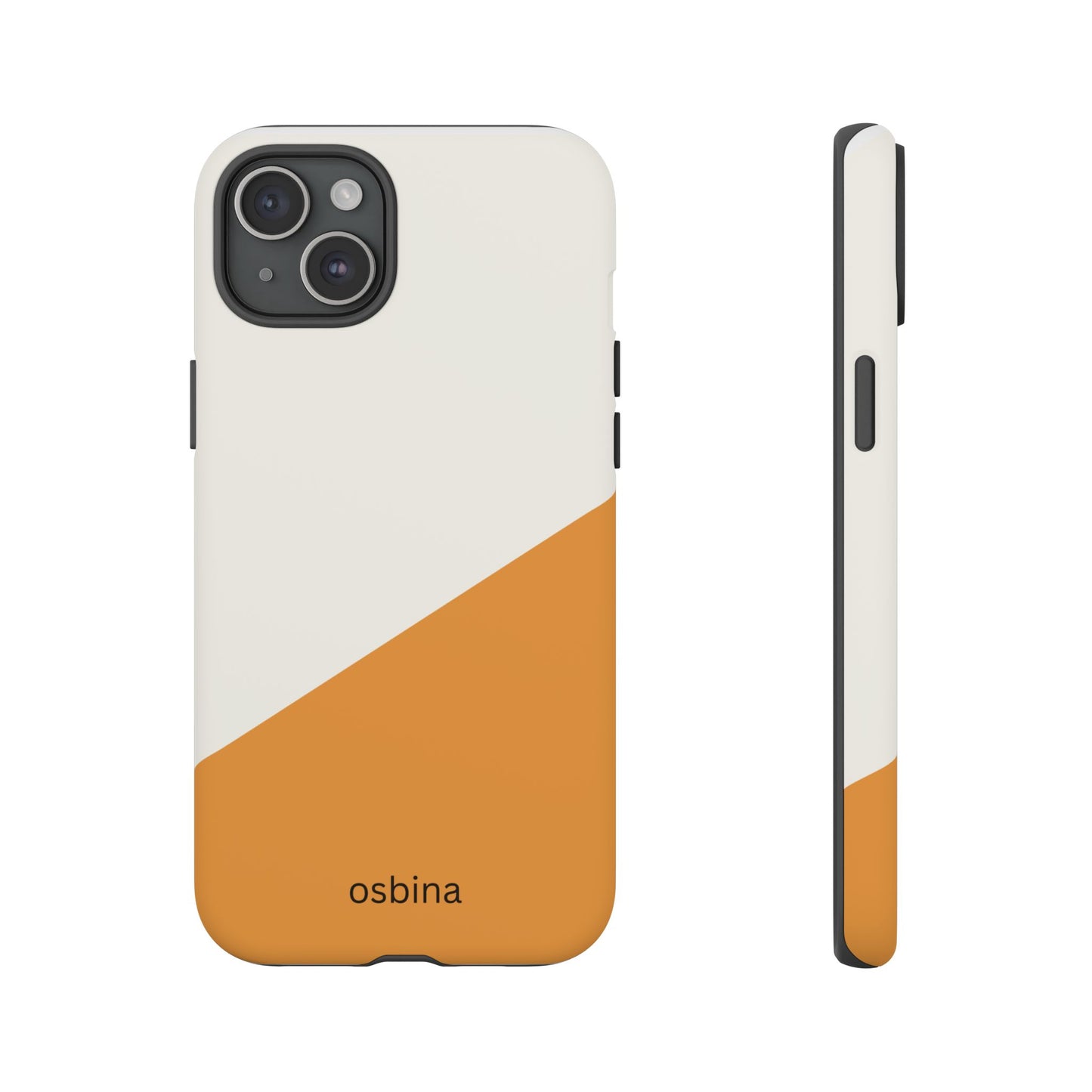 osbina | Divide & Conquer — The Orange + White Split Diagonal Case | The Season Collective