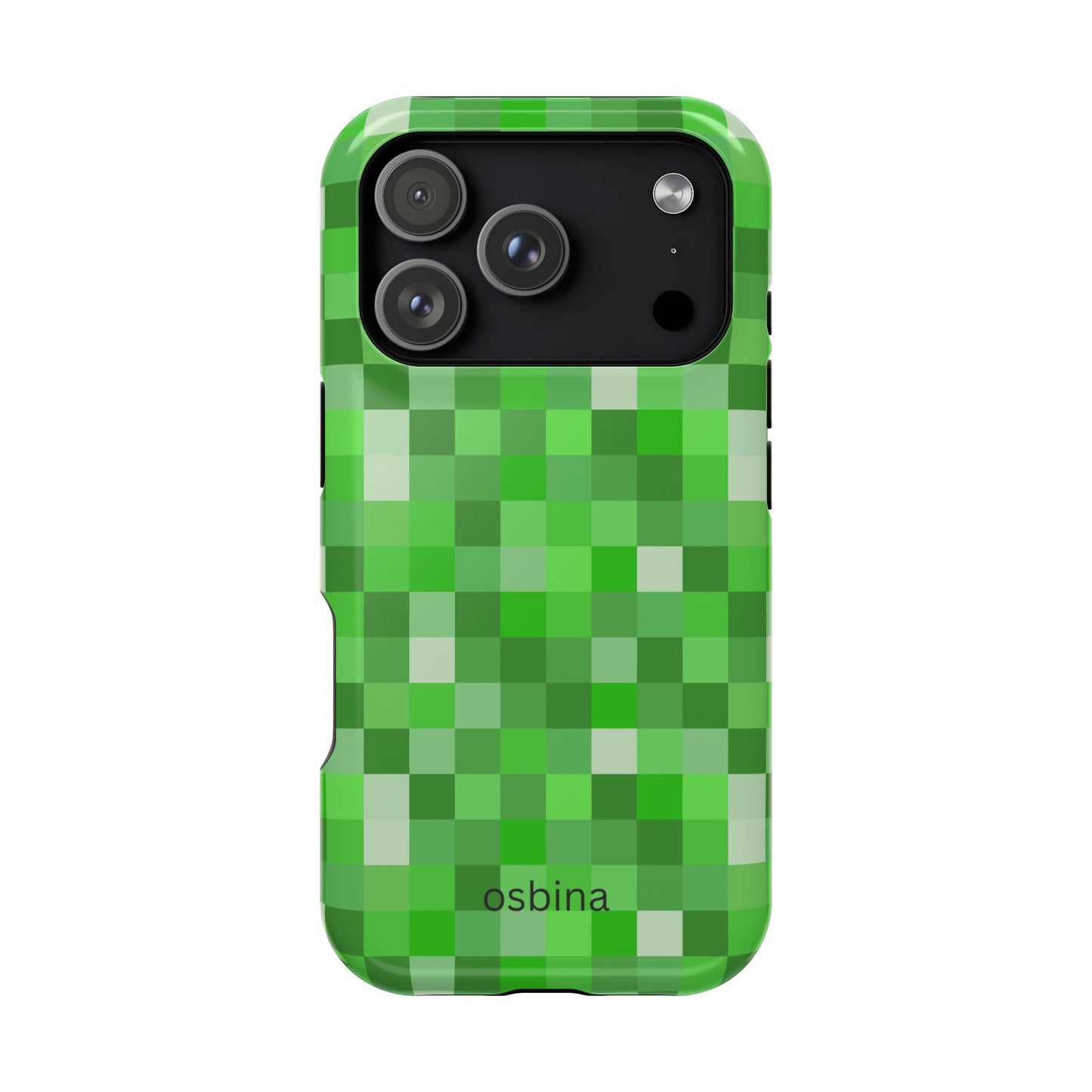 osbina | MagSafe compatible for iPhone | Mosaic Viridis Phone Case | Color Edit Collection