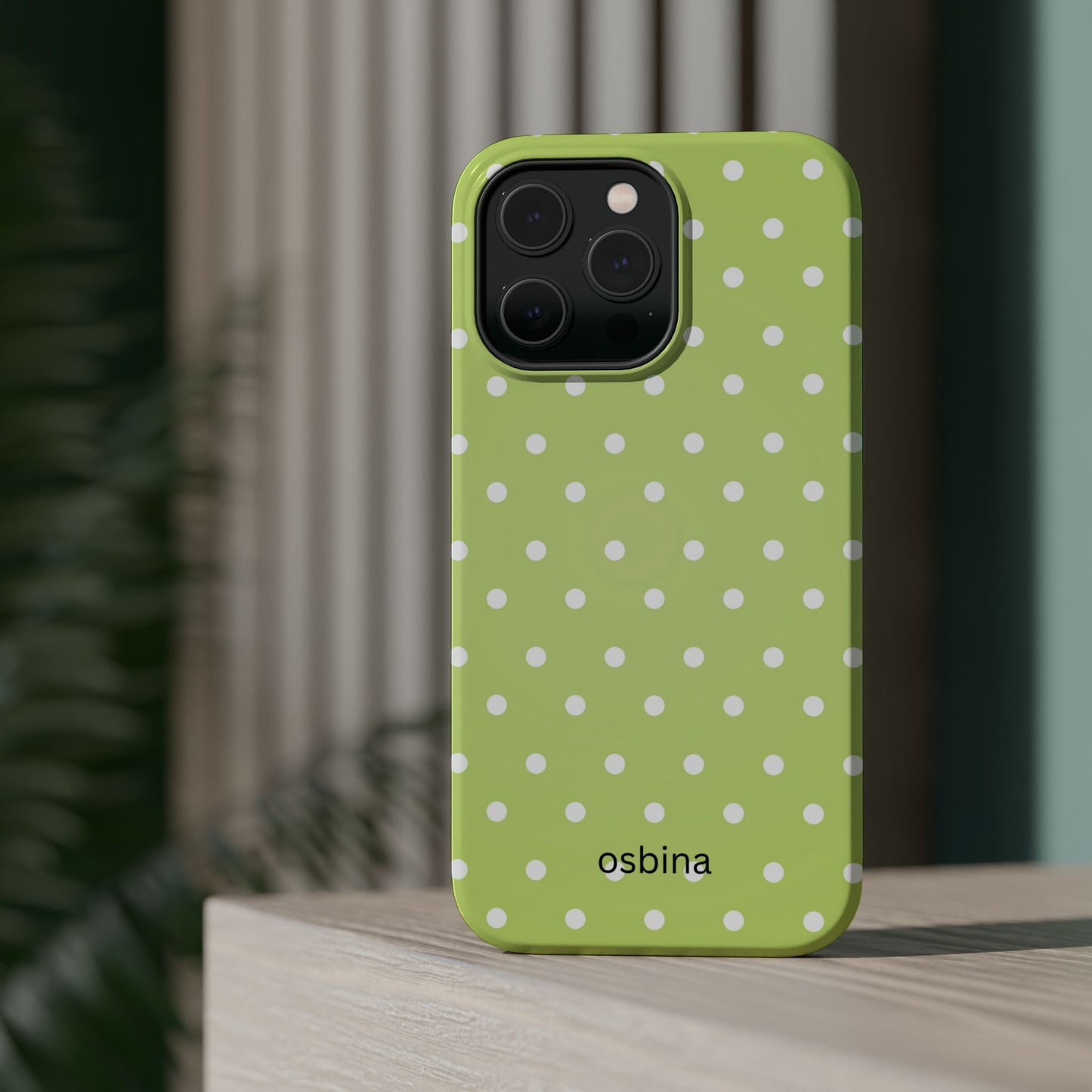 osbina | MagSafe compatible for iPhone | The Lume Dot Phone Case | Color Edit Collection