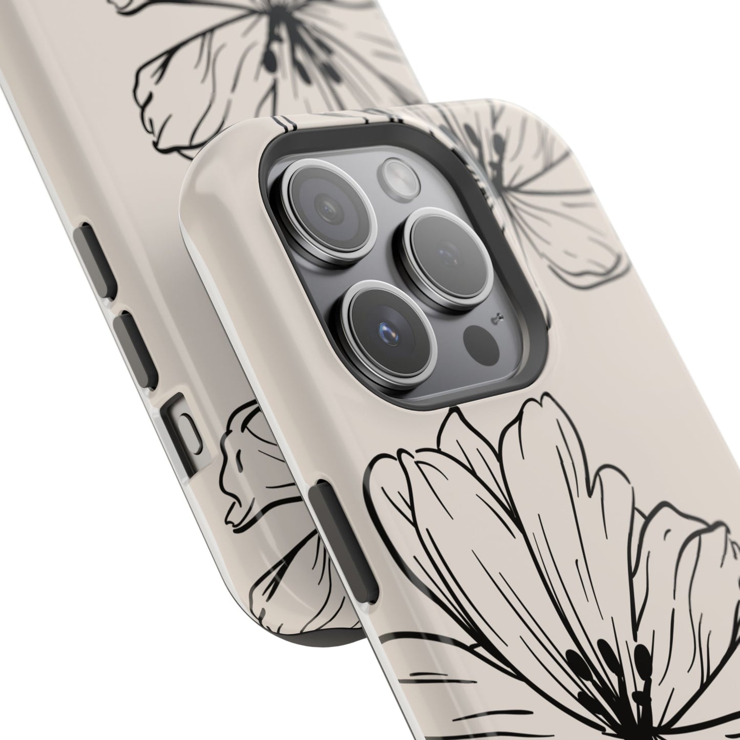 osbina | MagSafe compatible for iPhone | Poppy Whisper Phone Case | Modern Muse Collection