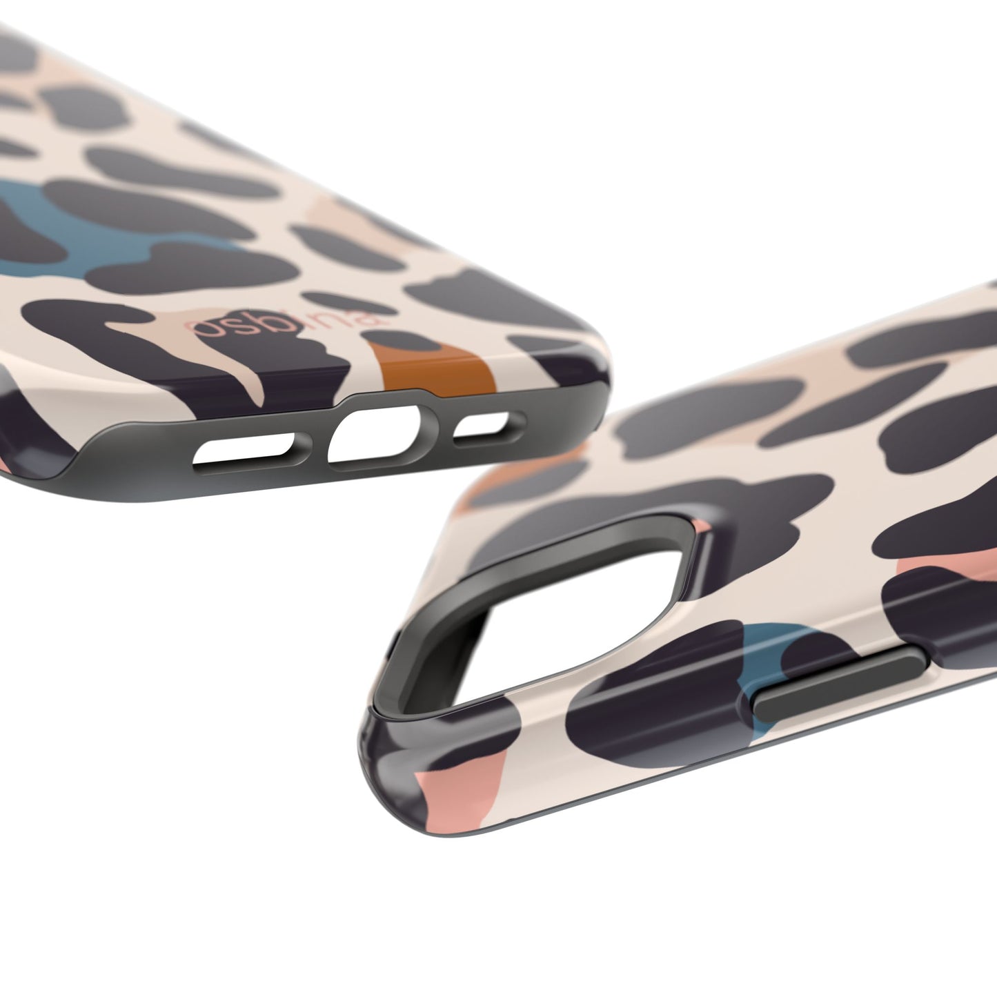 osbina | MagSafe compatible for iPhone | Leopard Luxe Color Pop Leopard Print Phone Case | Modern Muse Collection
