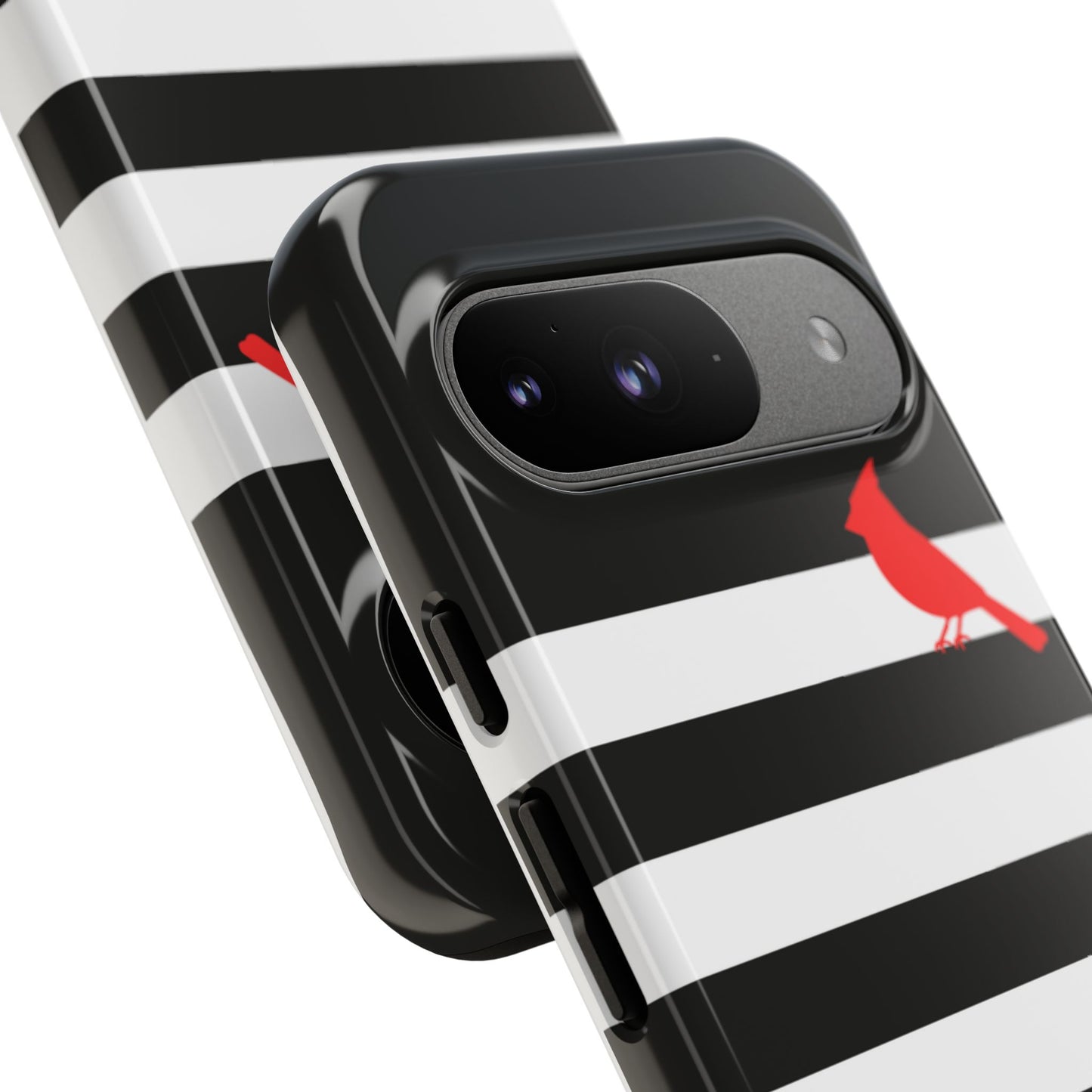 osbina | Redbird Edition Thinking of You Phone Case Black & White Stripe | Inspired By Collection