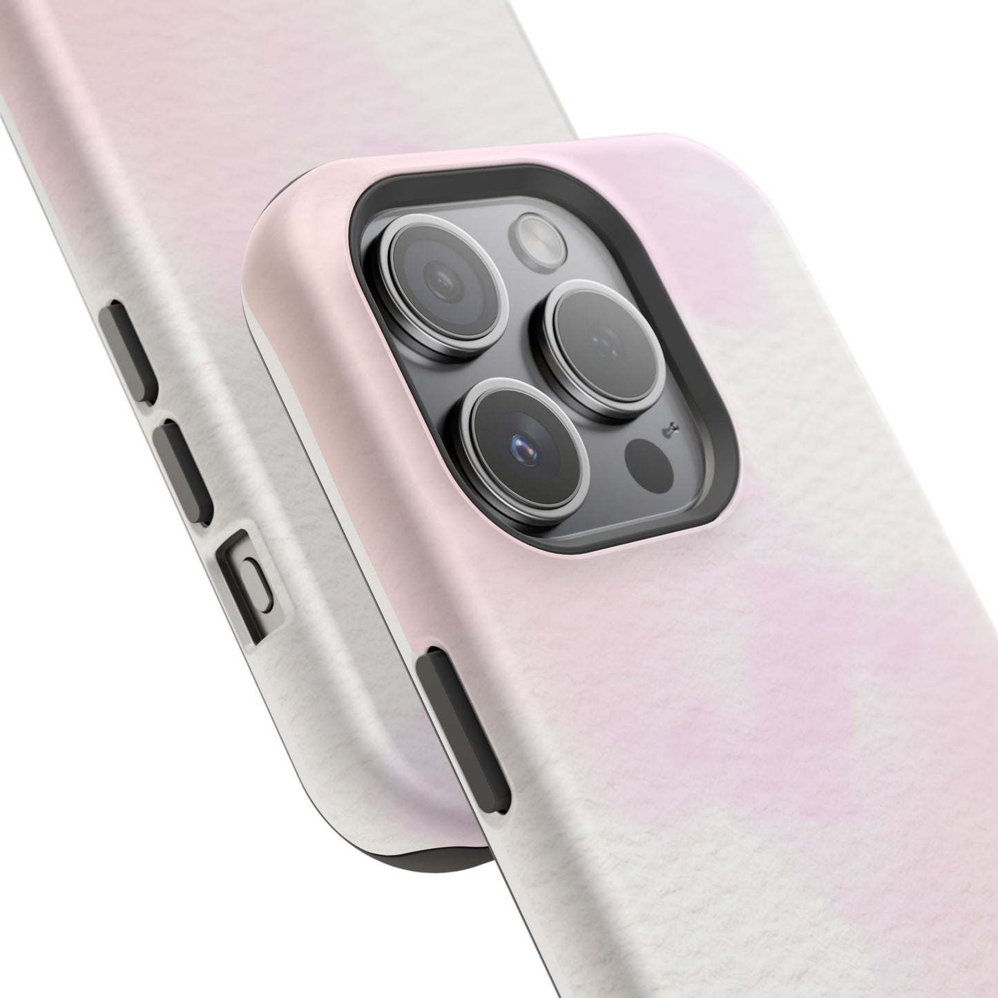 osbina | MagSafe compatible for iPhone | Pink Cotton Cloud Phone Case | Modern Muse Collection