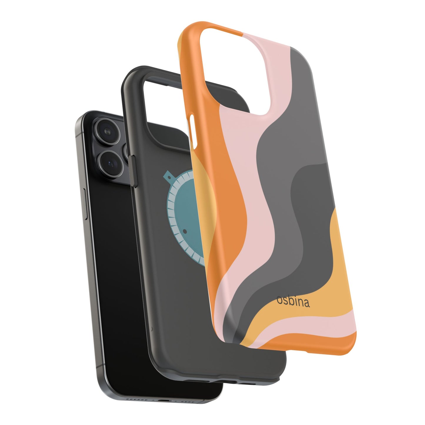 osbina | MagSafe Compatible for iPhone | The Case That Says “Fall, But Make It Fashion” | Retro Swirl Edition | The Season Collective