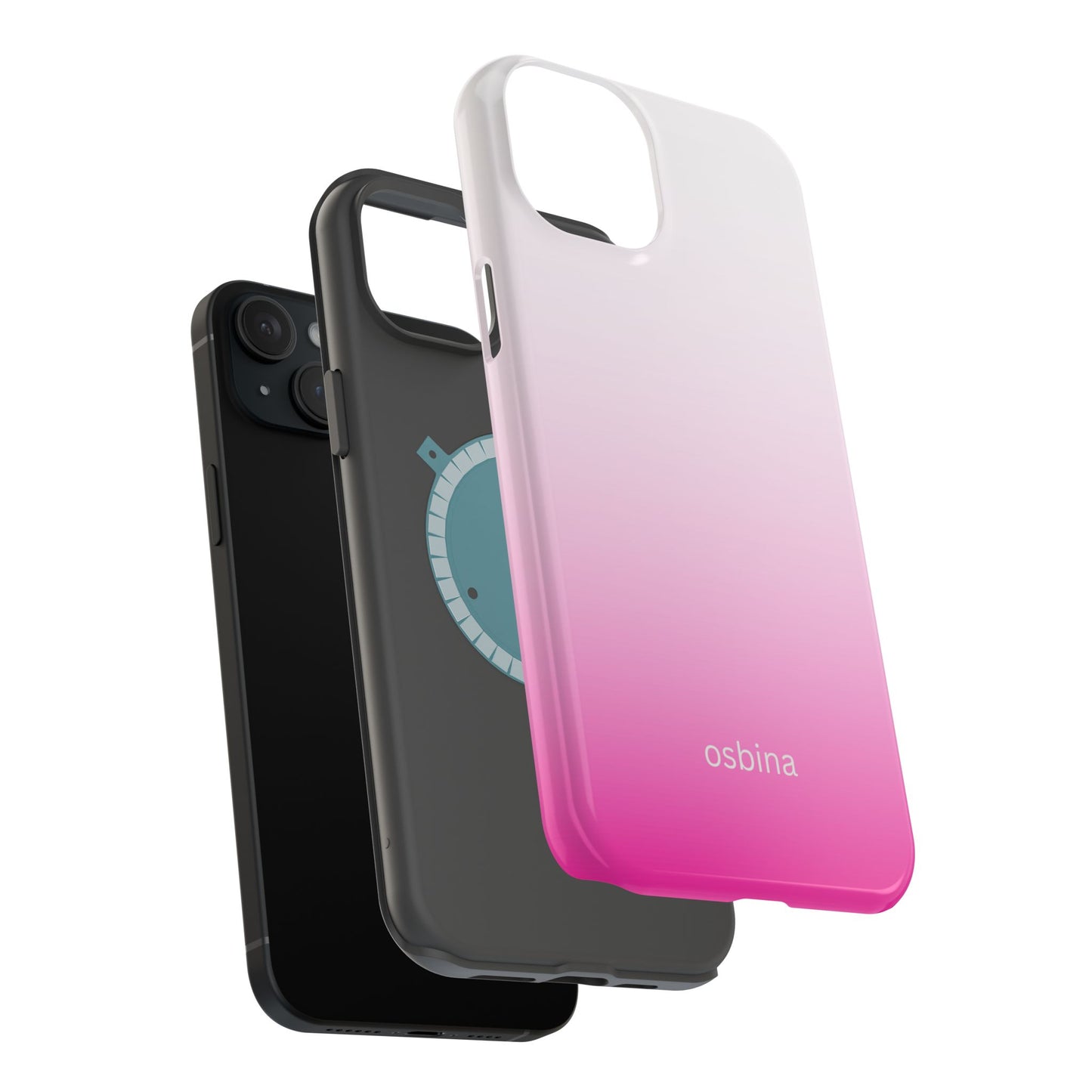 osbina | MagSafe compatible for iPhone | The Radiant Ombre Case | YAYOU Collection Supporting Shine Like Sable