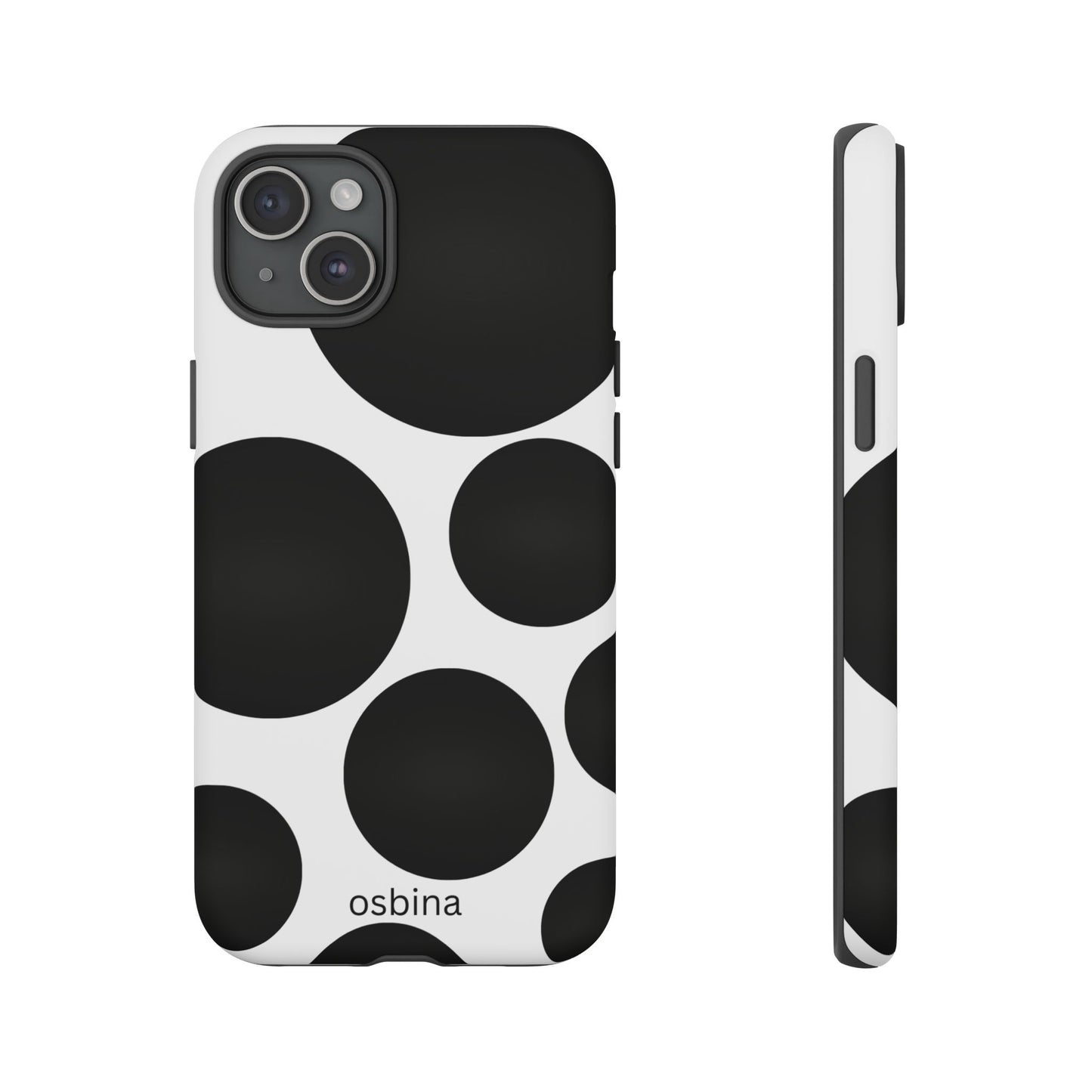 osbina | The Noir Bubbles Phone Case | Modern Muse Collection