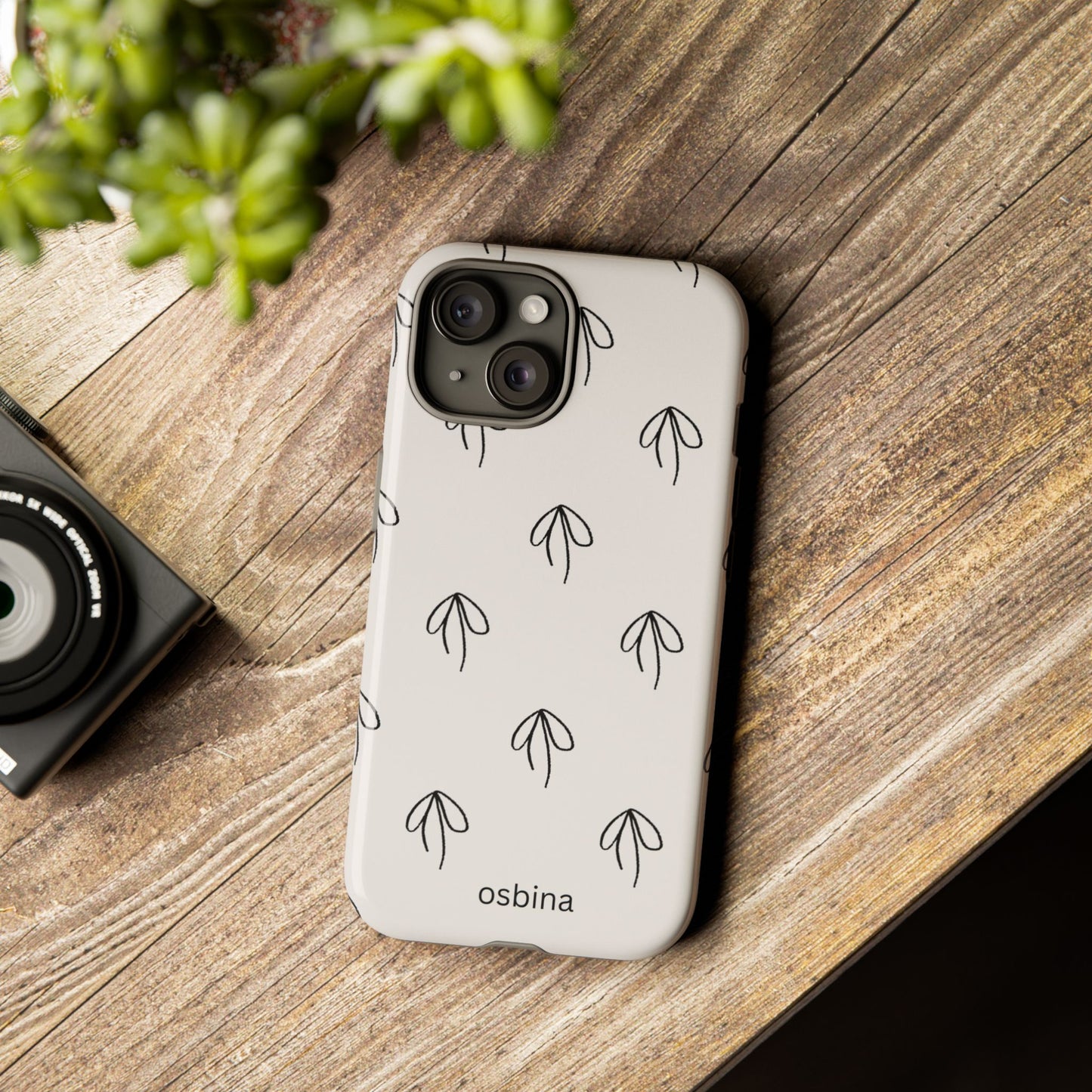 osbina | Linéa Flora Minimalistic Flower Phone Case | Modern Muse Collection