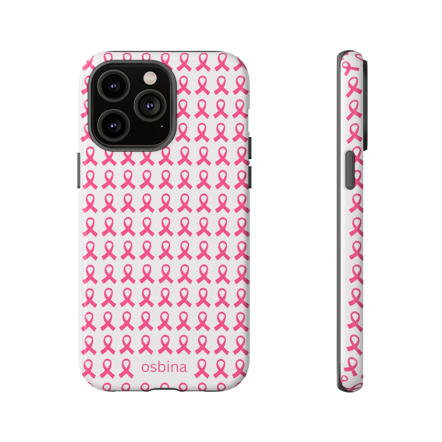 osbina | Limited Edition The Side by Side Pink Ribbon Case in Light Pink + Soft Pink + Hot Pink | The Pink October Collection | Inspired By