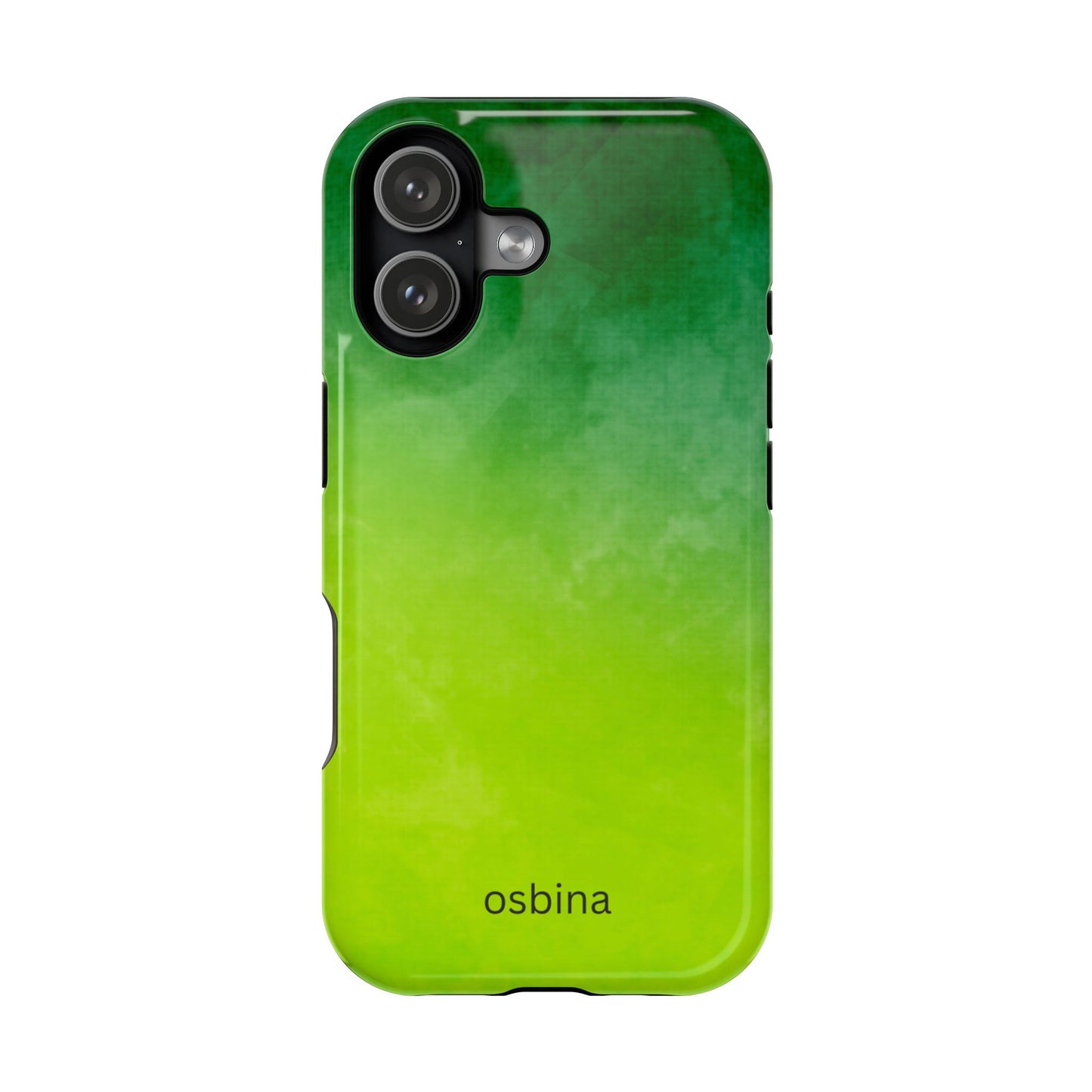 osbina | MagSafe compatible for iPhone | The Verde Glow Phone Case | Color Edit Collection
