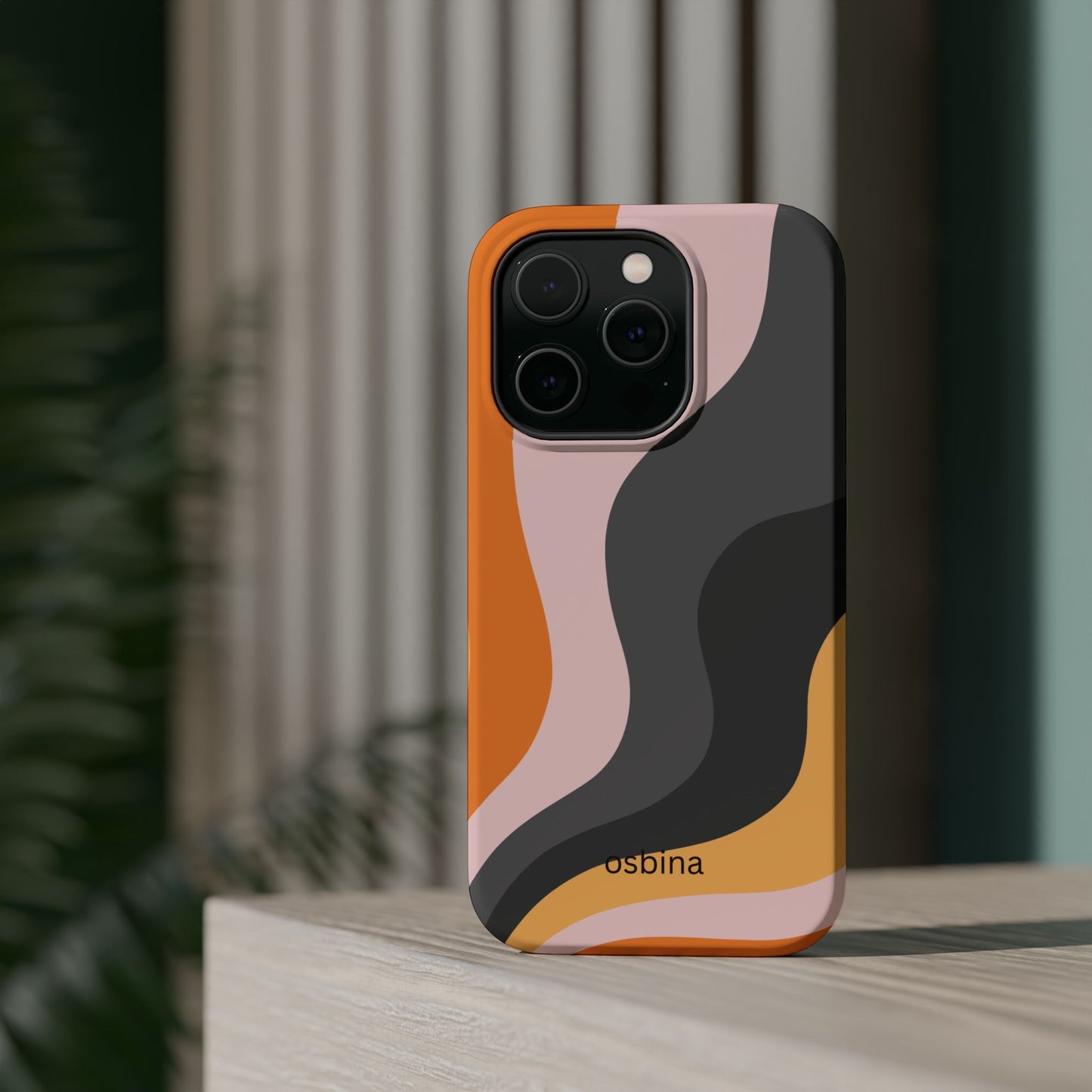 osbina | MagSafe Compatible for iPhone | The Case That Says “Fall, But Make It Fashion” | Retro Swirl Edition | The Season Collective