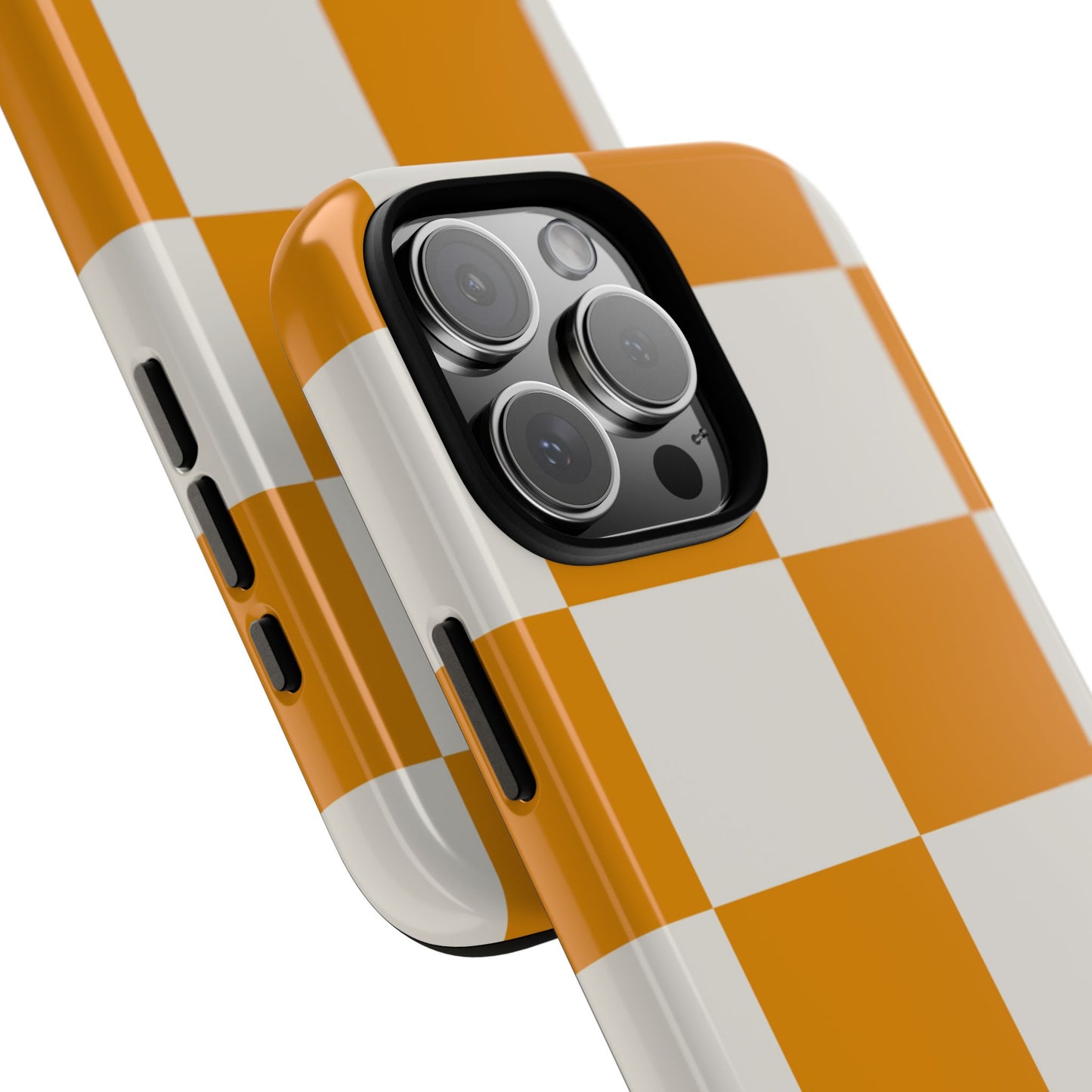 osbina | Check You Out — The Orange + White Check Case | The Season Collective