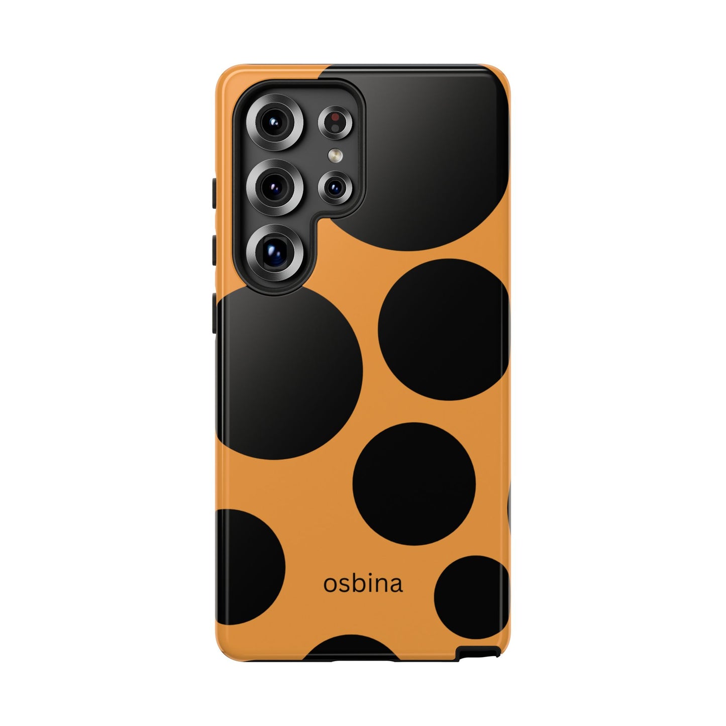 osbina | The Bubble Statement Case in Orange + Black | The Season Collective