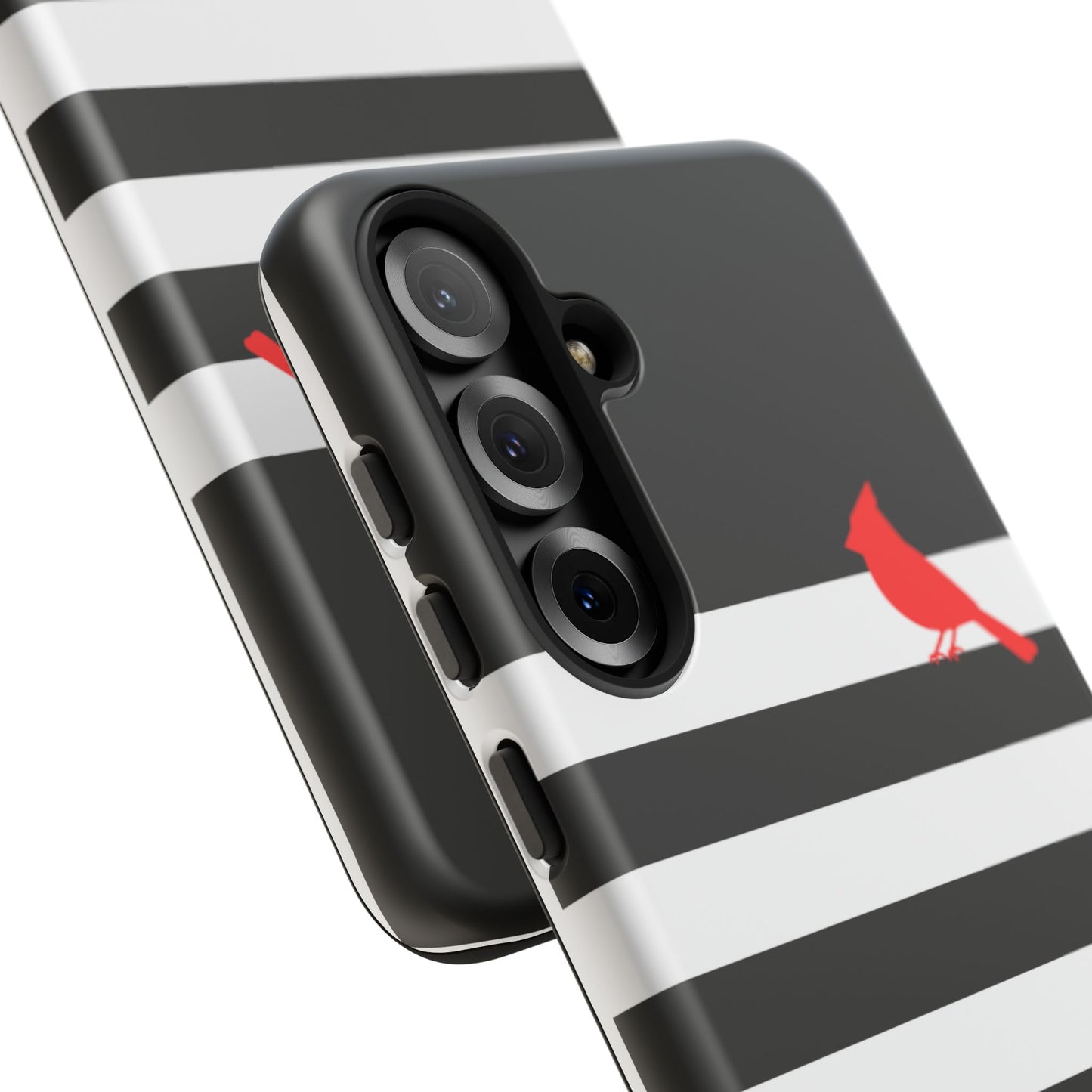 osbina | Redbird Edition Thinking of You Phone Case Black & White Stripe | Inspired By Collection