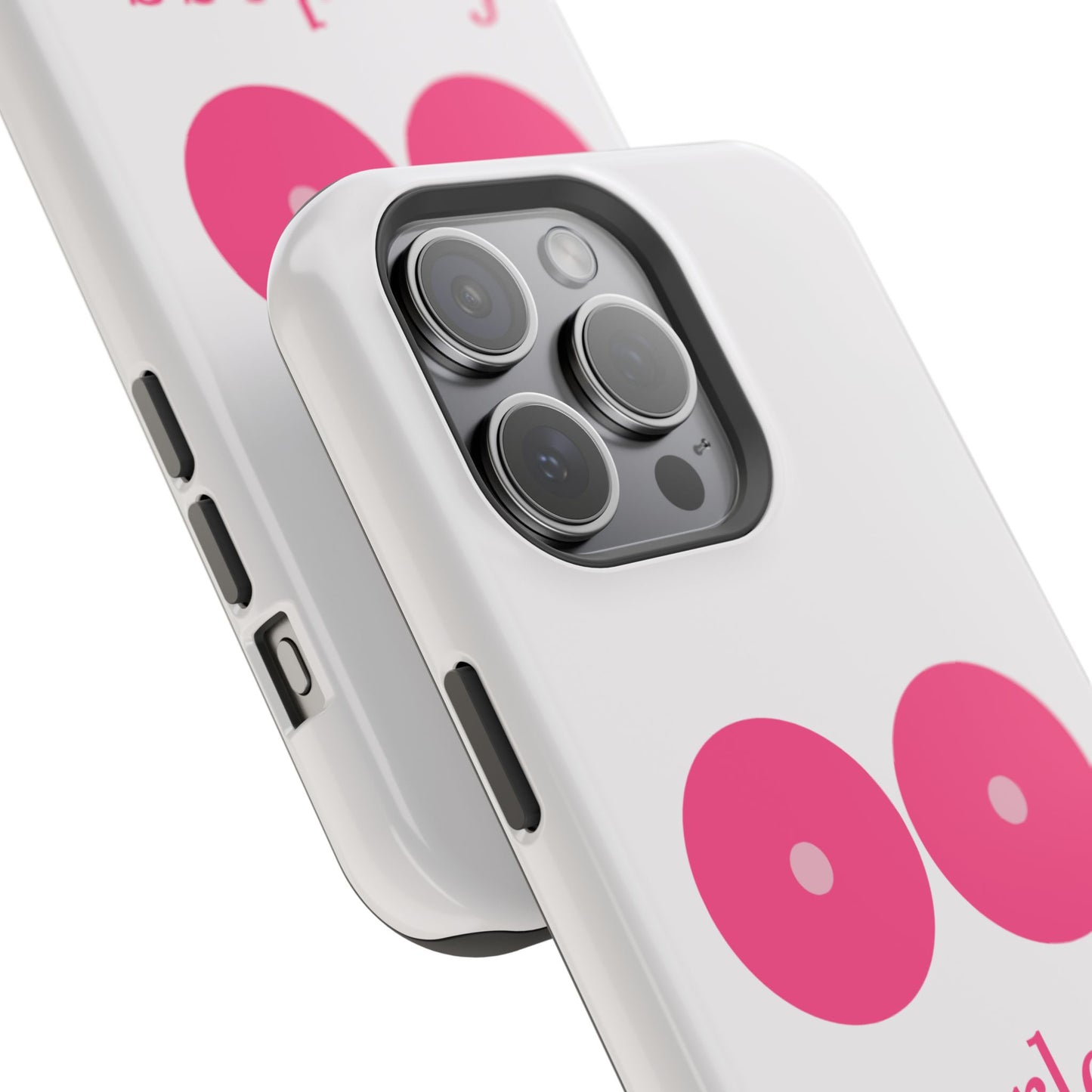 osbina | MagSafe compatible for iPhone | Limited Edition The Fearless Tatas Case in Light Pink + Soft Pink + Hot Pink | The Pink October Collection | Inspired By